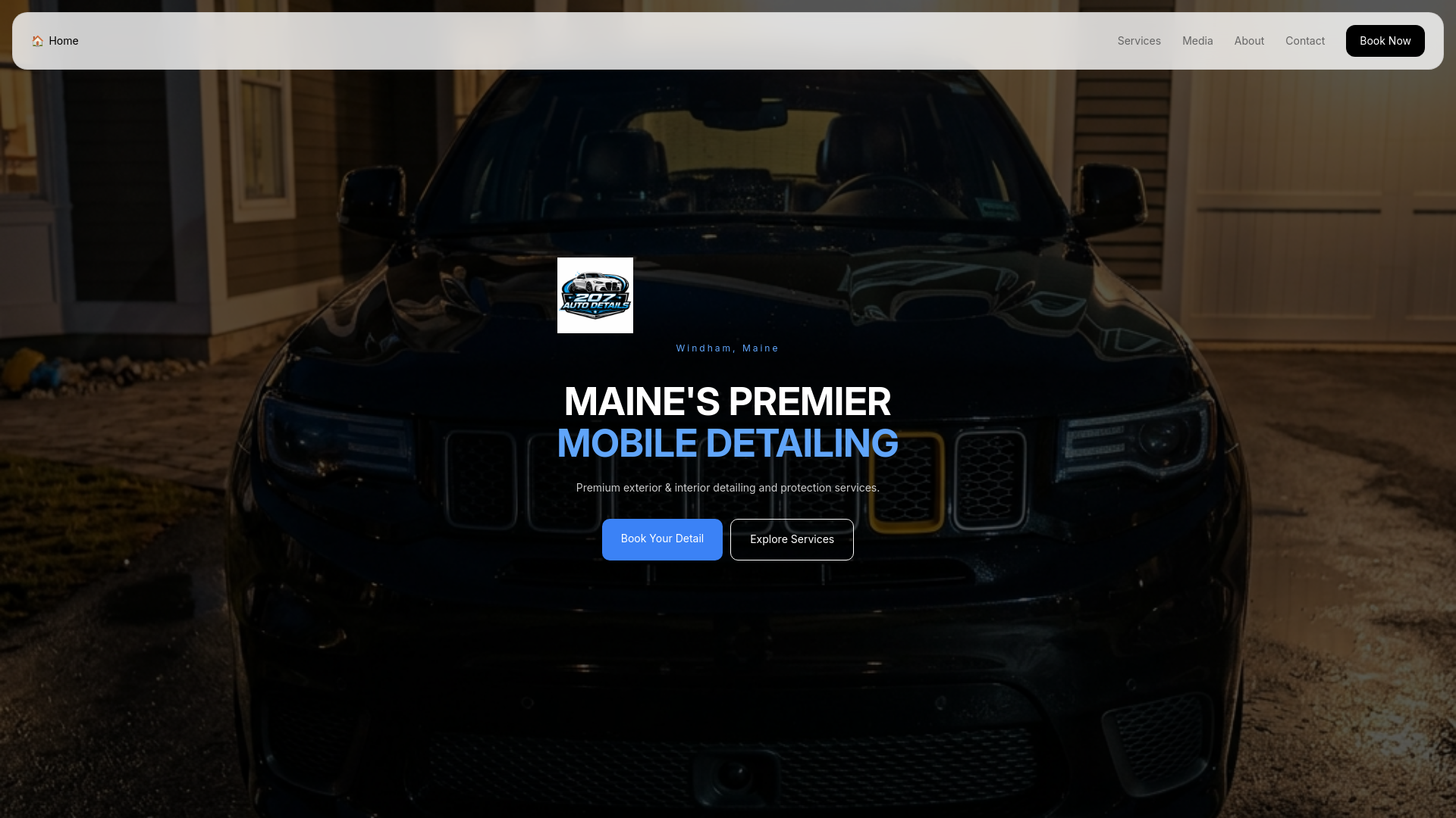 website screenshot of https://207autodetails.com