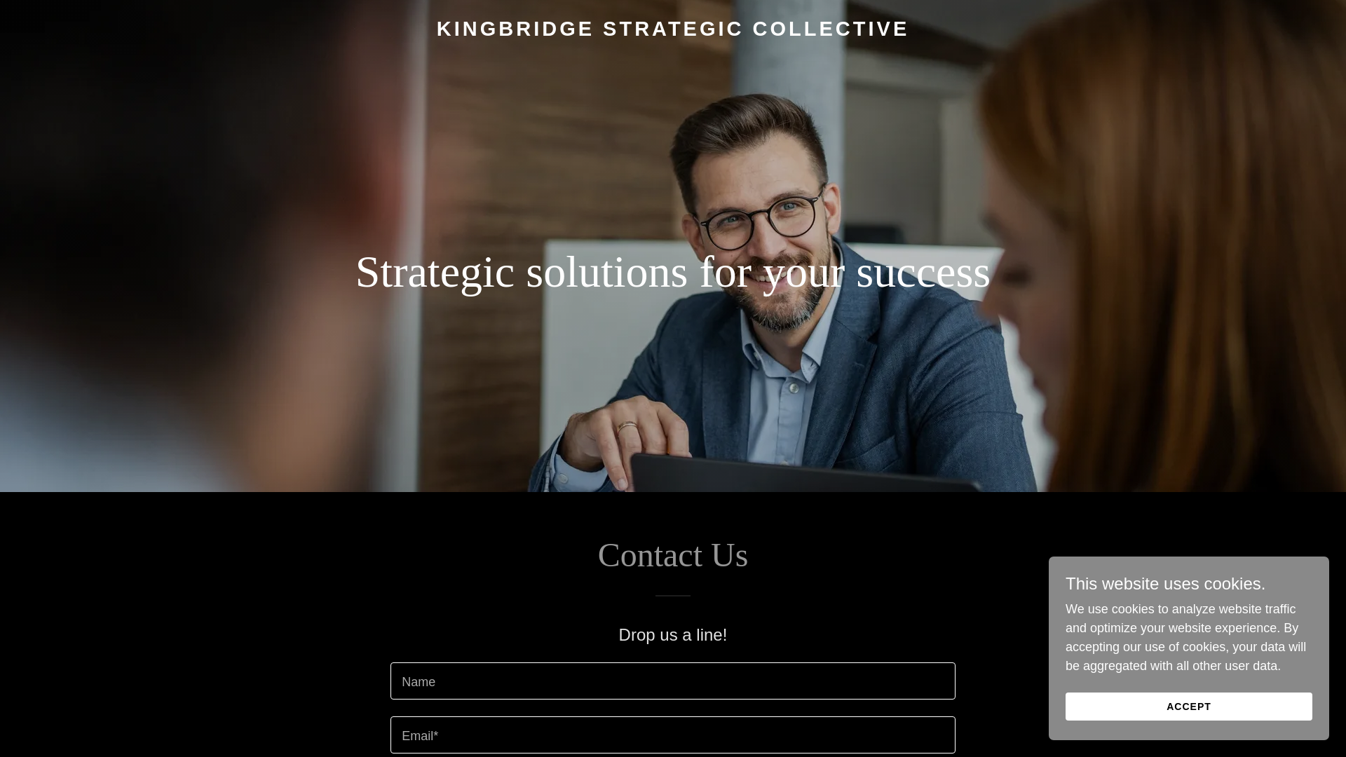 website screenshot of https://kingbridgesc.com