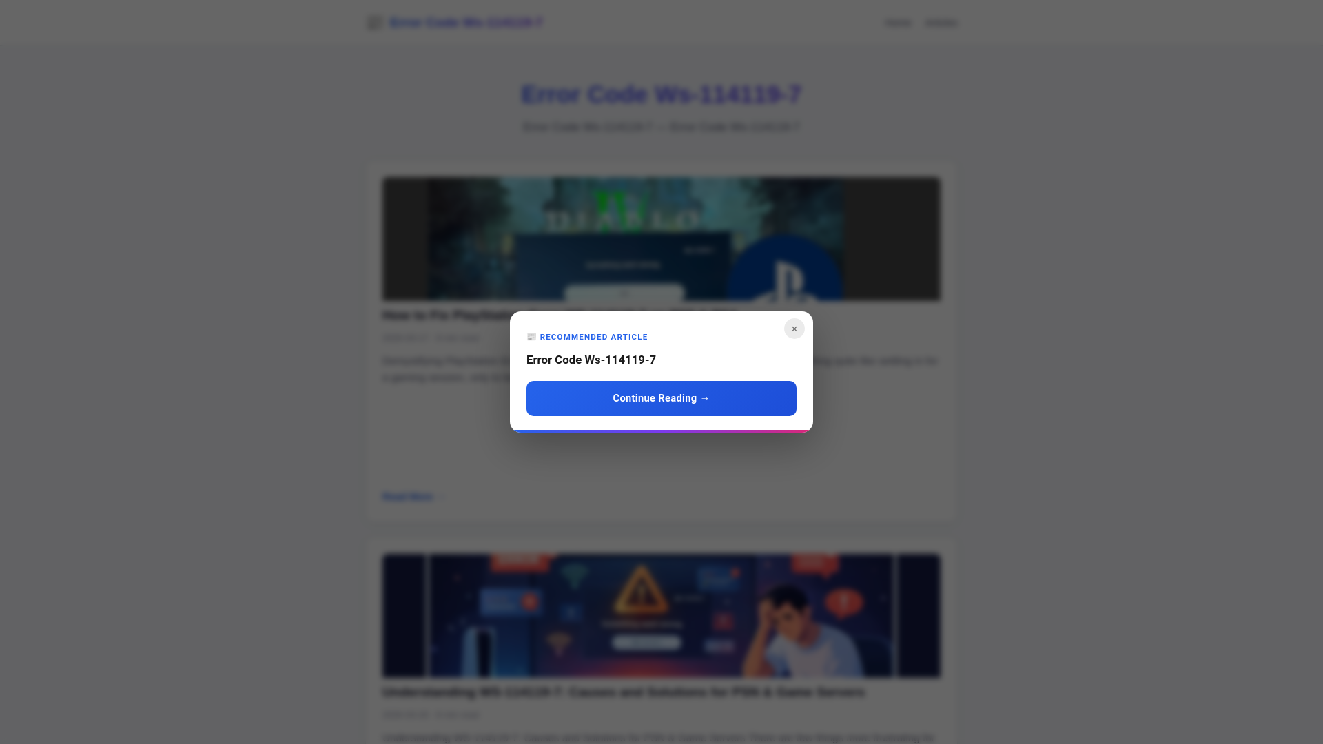 website screenshot of https://error-code-ws-114119-7.pages.dev/