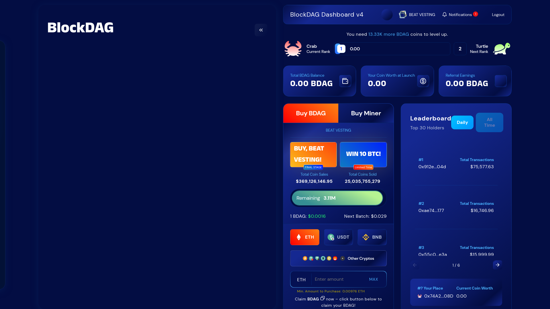 website screenshot of https://purchase3-blockdagnetwork.pages.dev