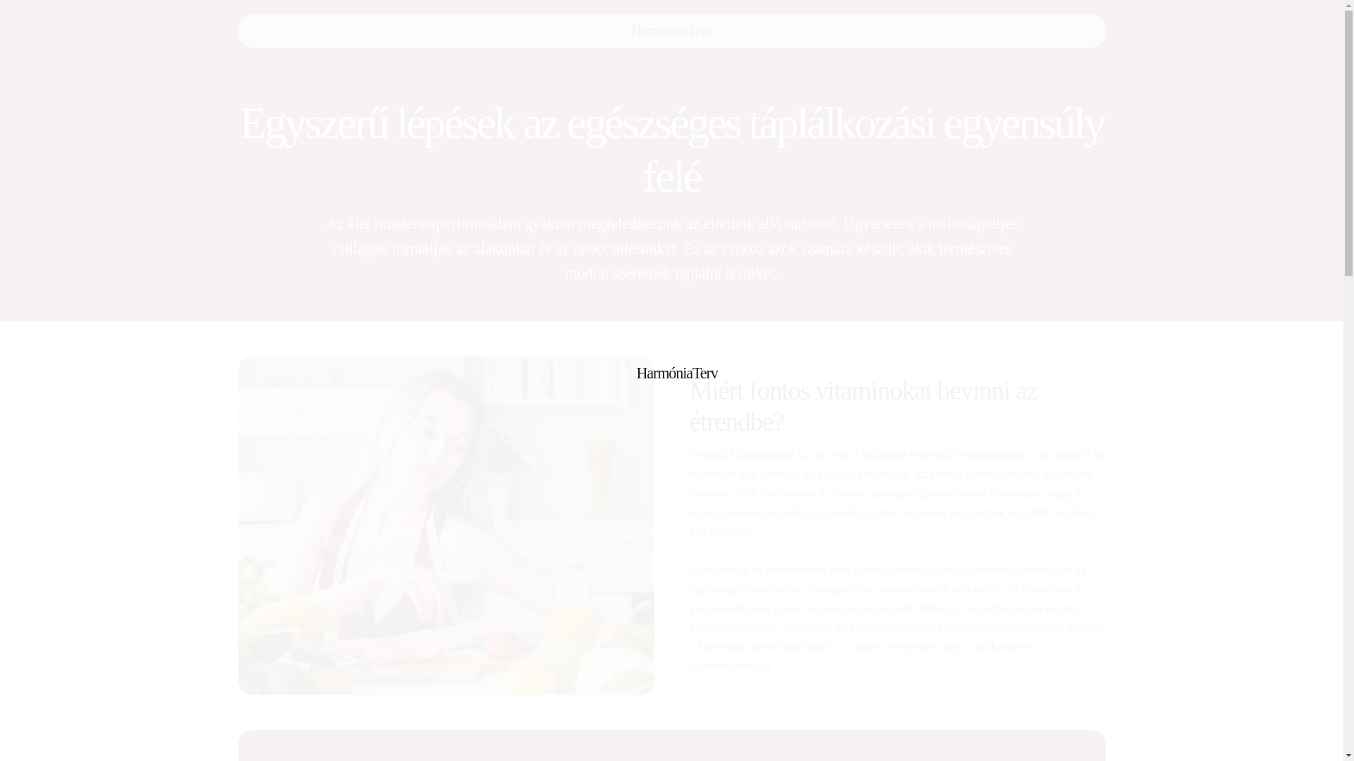 website screenshot of https://harmoniaterva.info/