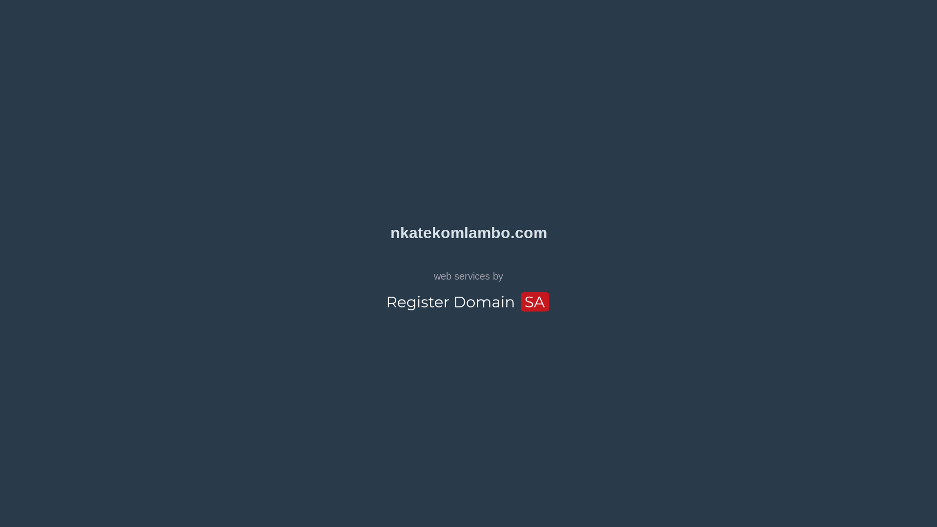 website screenshot of https://nkatekomlambo.com/