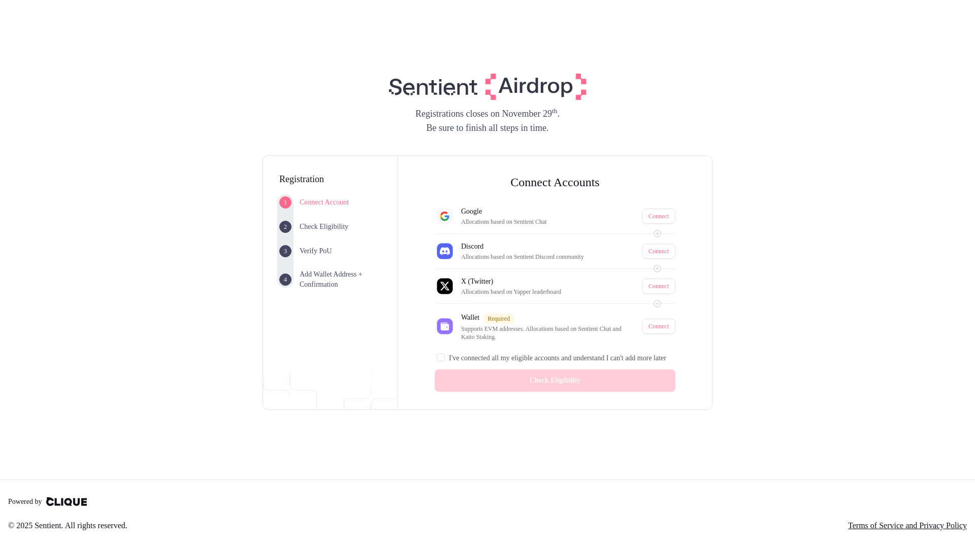 website screenshot of https://senteint.app/