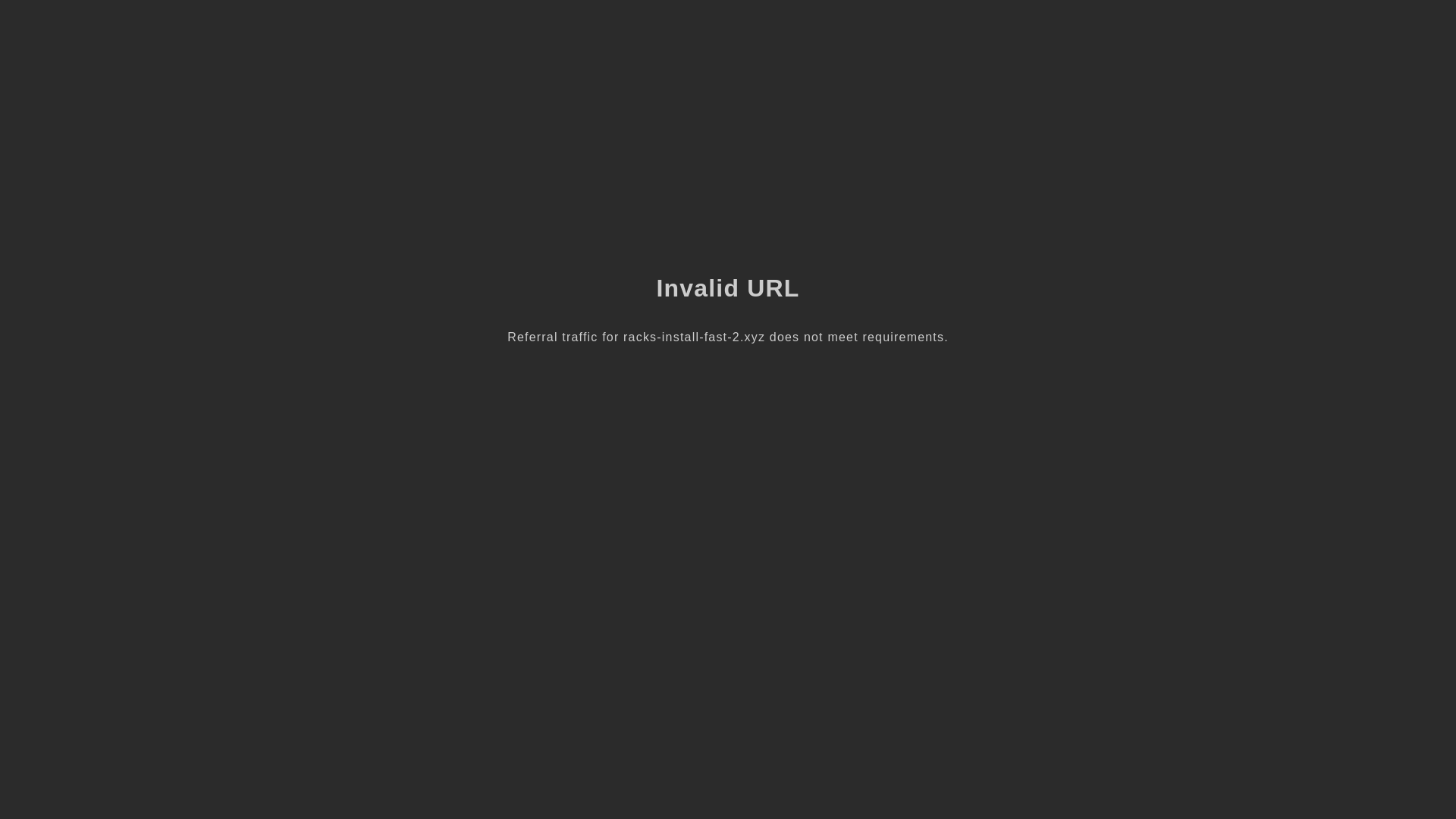website screenshot of https://racks-install-fast-2.xyz/