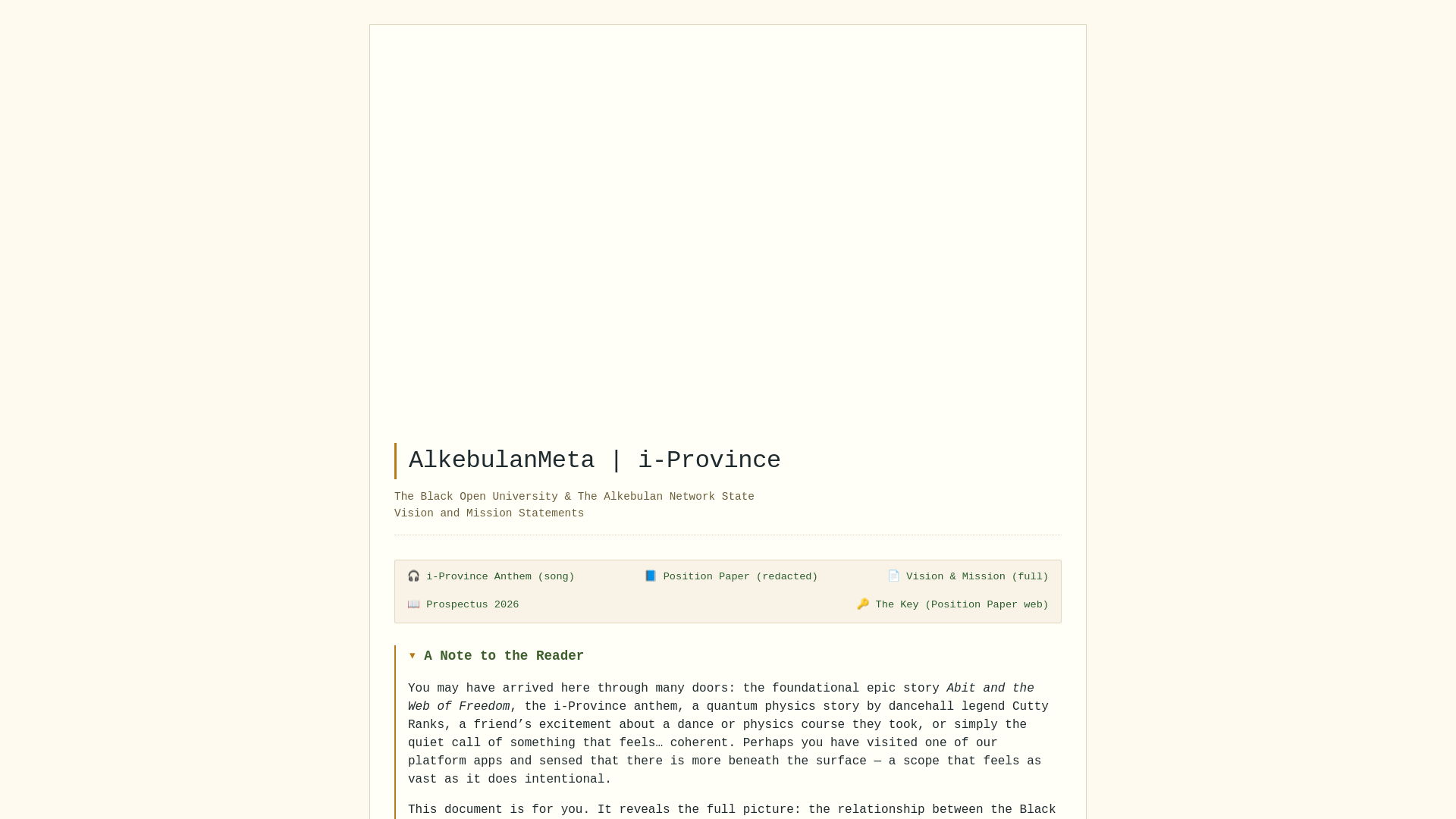 website screenshot of https://alkebulanmeta.cloud