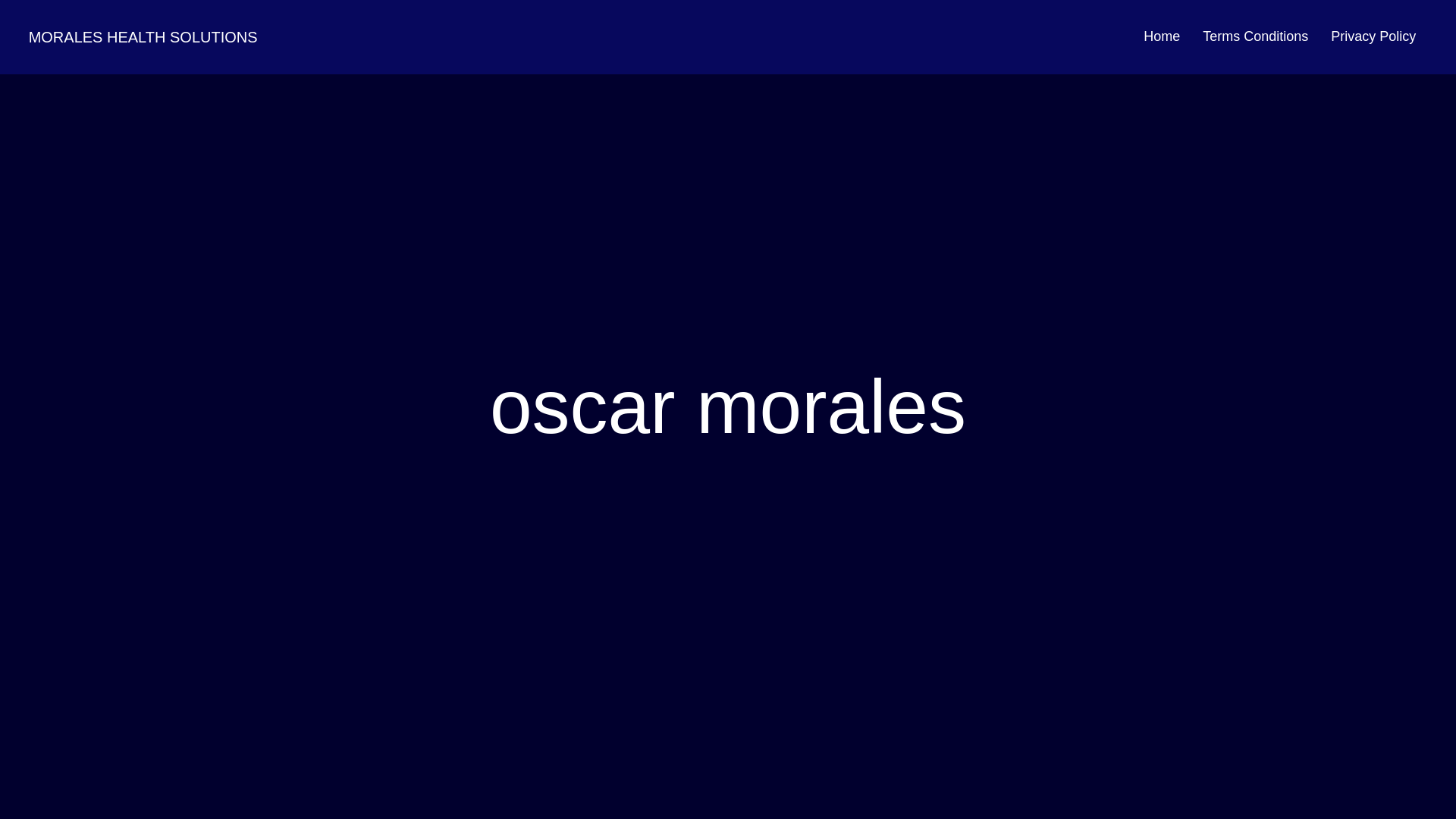 website screenshot of https://moraleshealthsolutions.online/