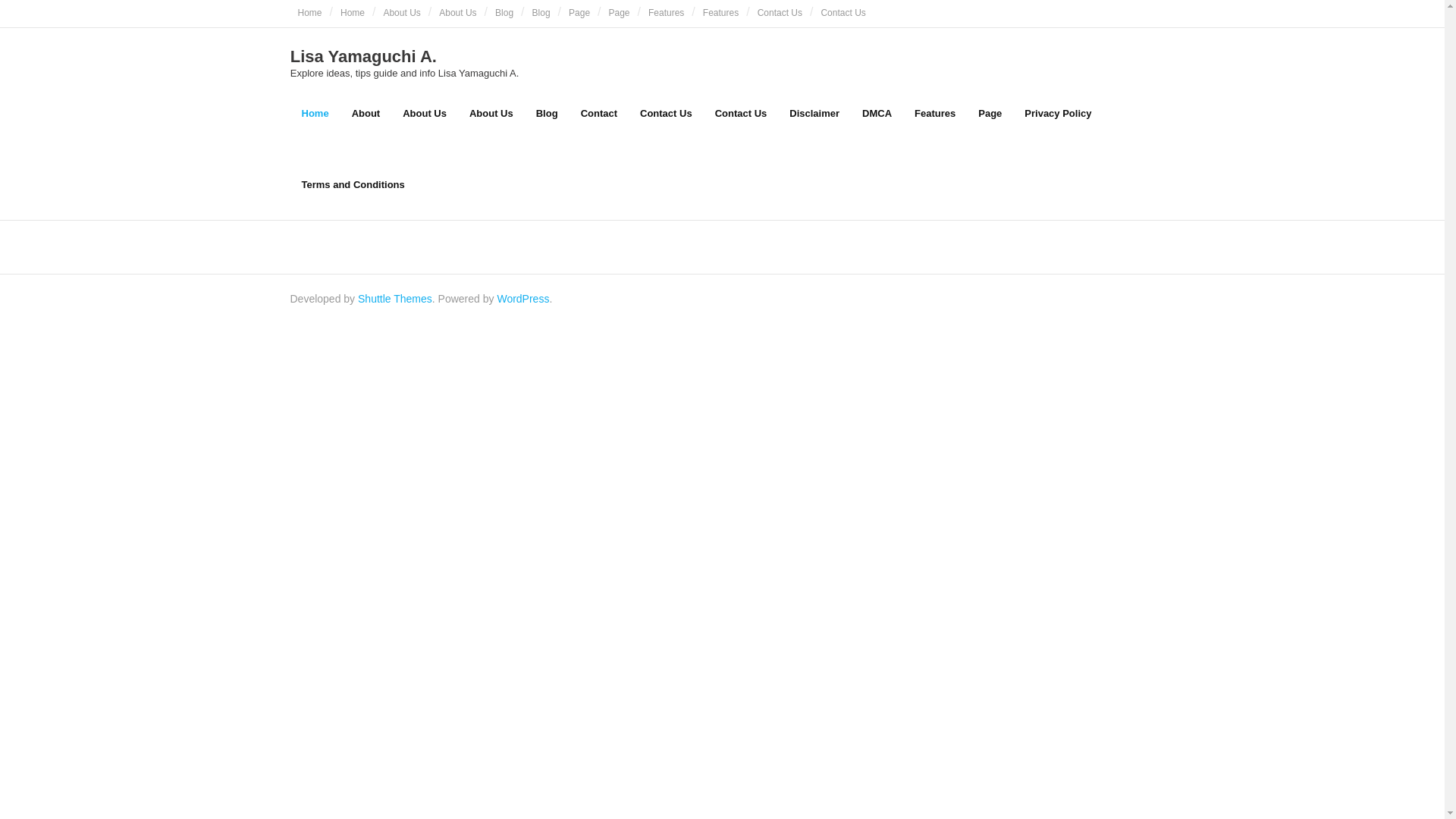 website screenshot of https://lisayamaguchia.pages.dev/