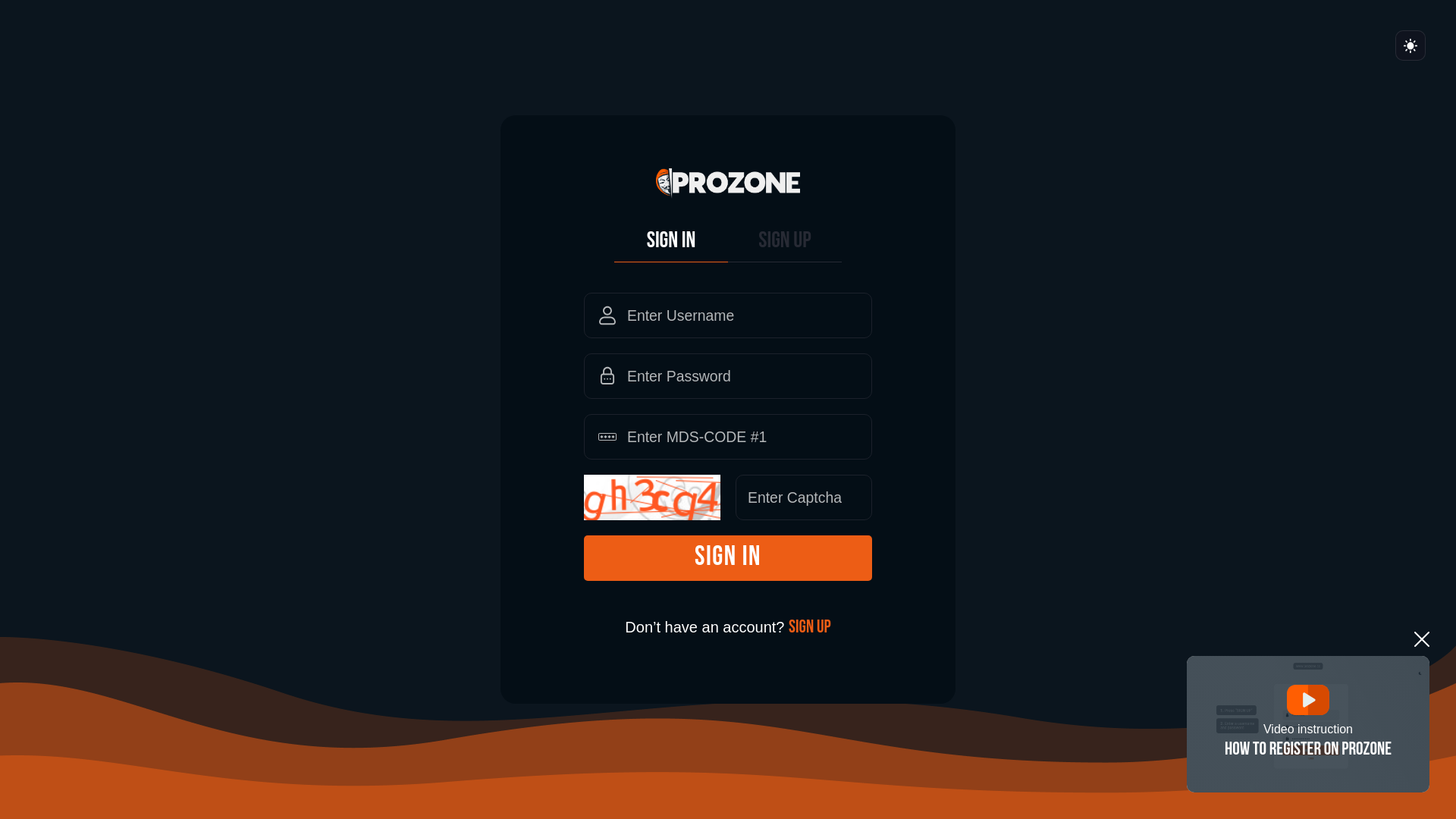 website screenshot of https://prozone.es