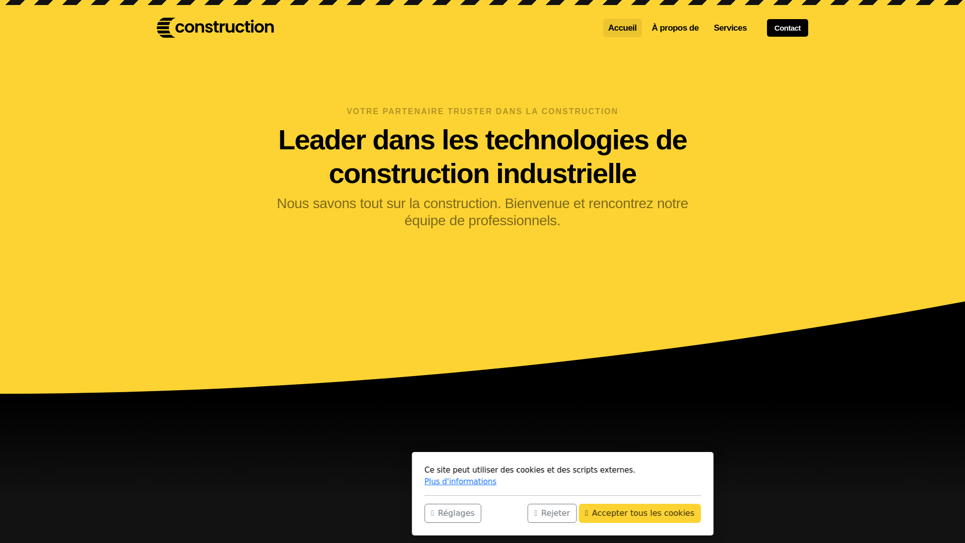 website screenshot of https://sitecreatorsarahb.ch