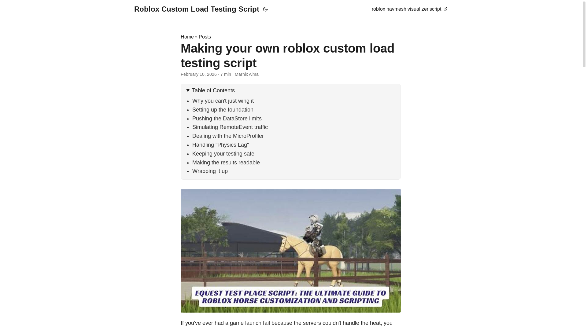 website screenshot of https://roblox-custom-load-testing-script.pages.dev/