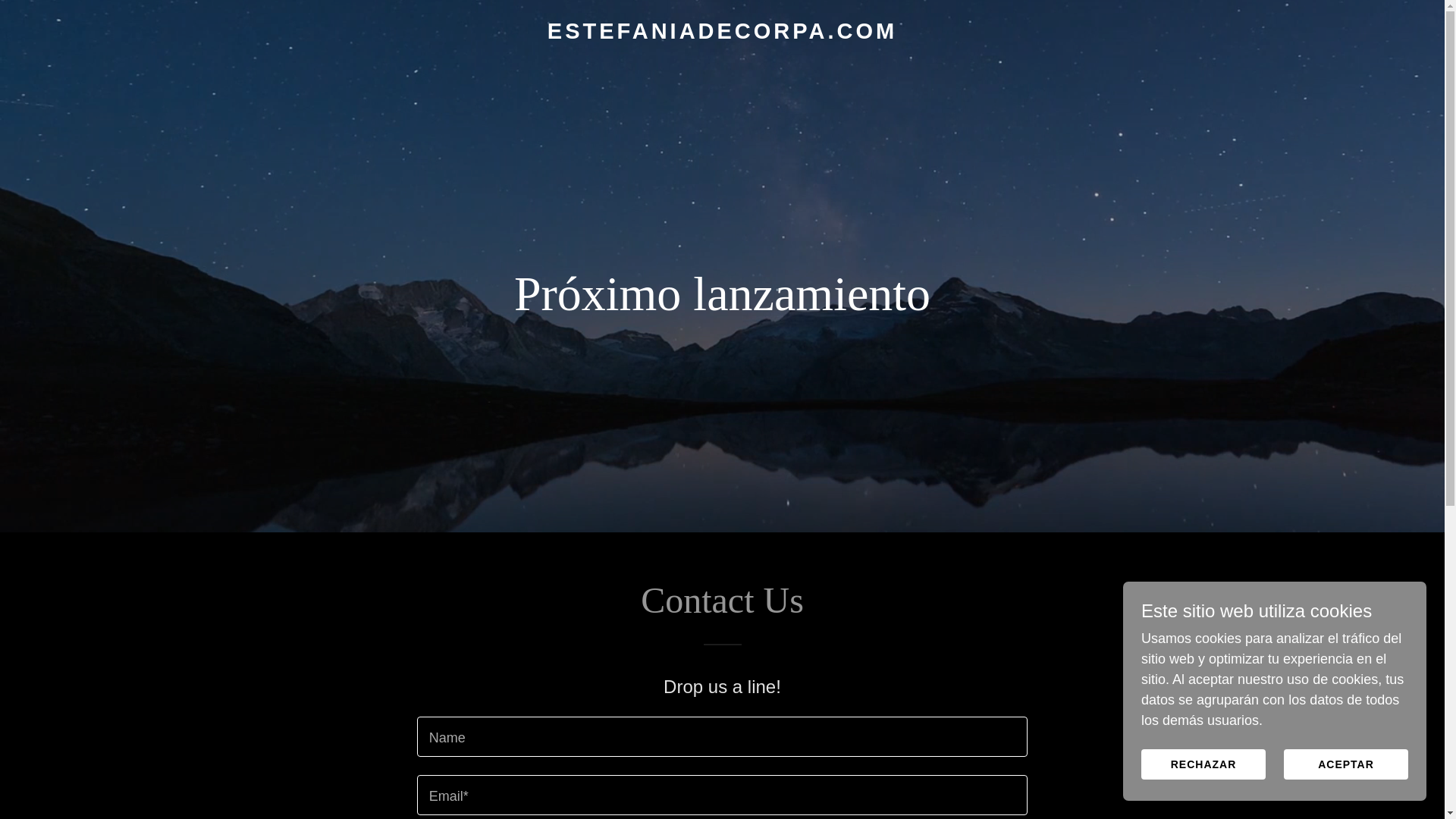 website screenshot of https://estefaniadecorpa.com/