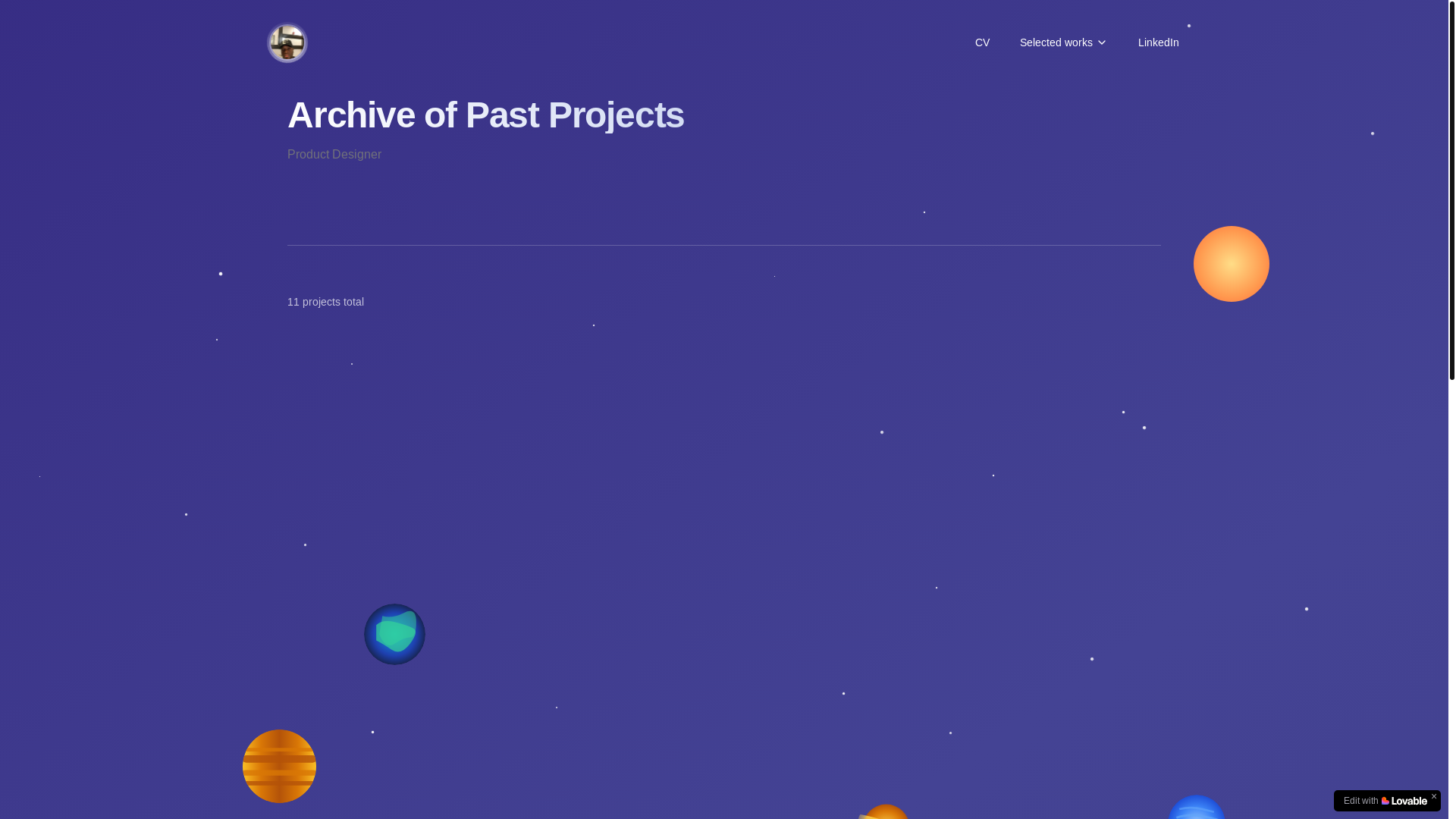 website screenshot of https://lanre.ca/