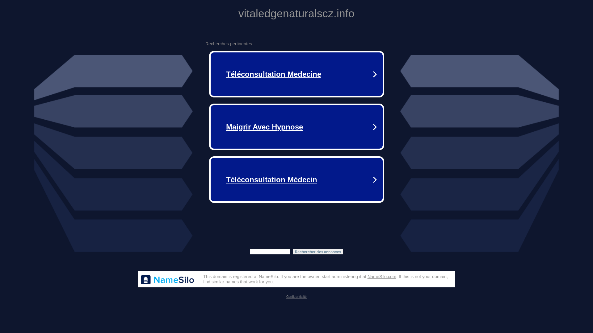 website screenshot of https://vitaledgenaturalscz.info/