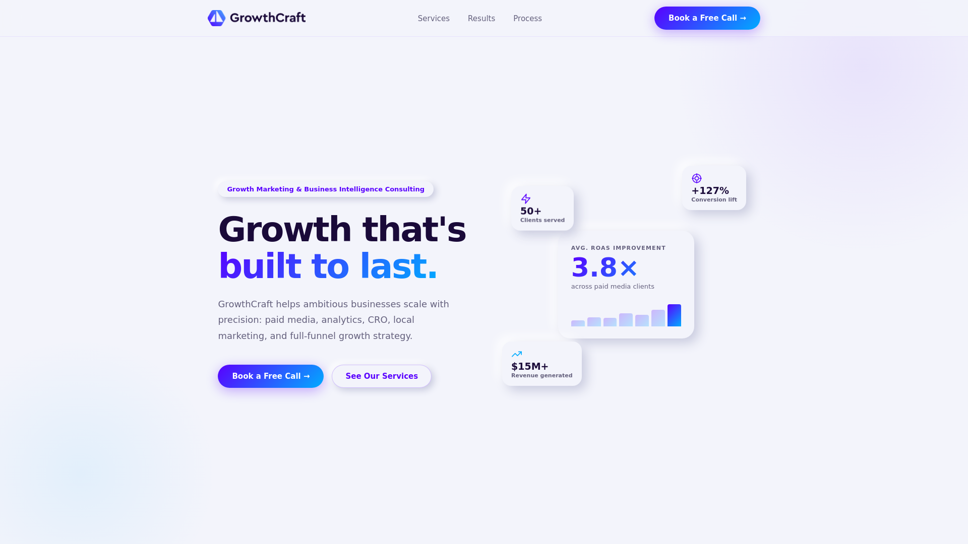 website screenshot of https://growthcraft-site.pages.dev/