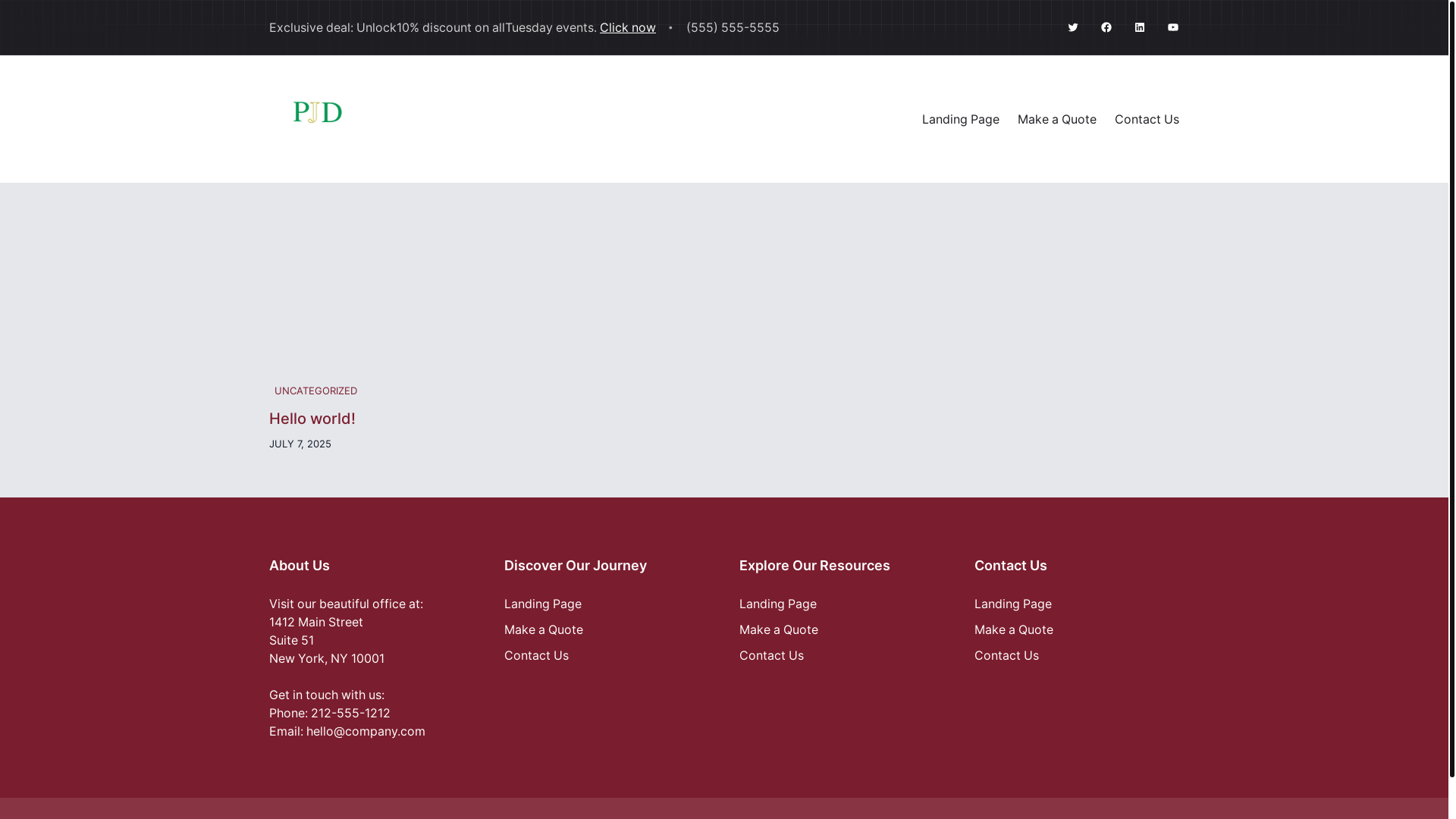 website screenshot of https://pjddevelopments.com/