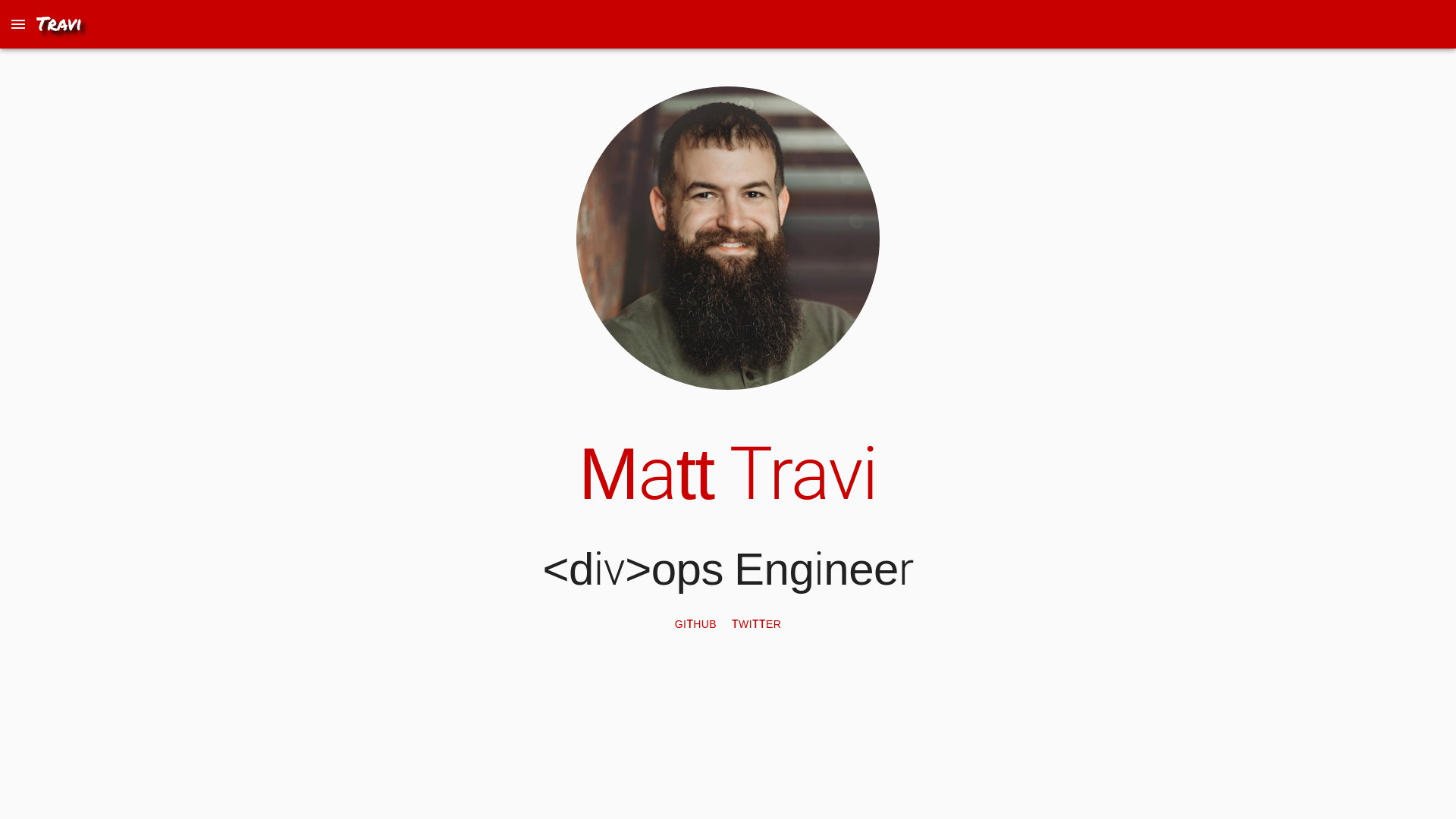 website screenshot of https://matt-travi-org.pages.dev/
