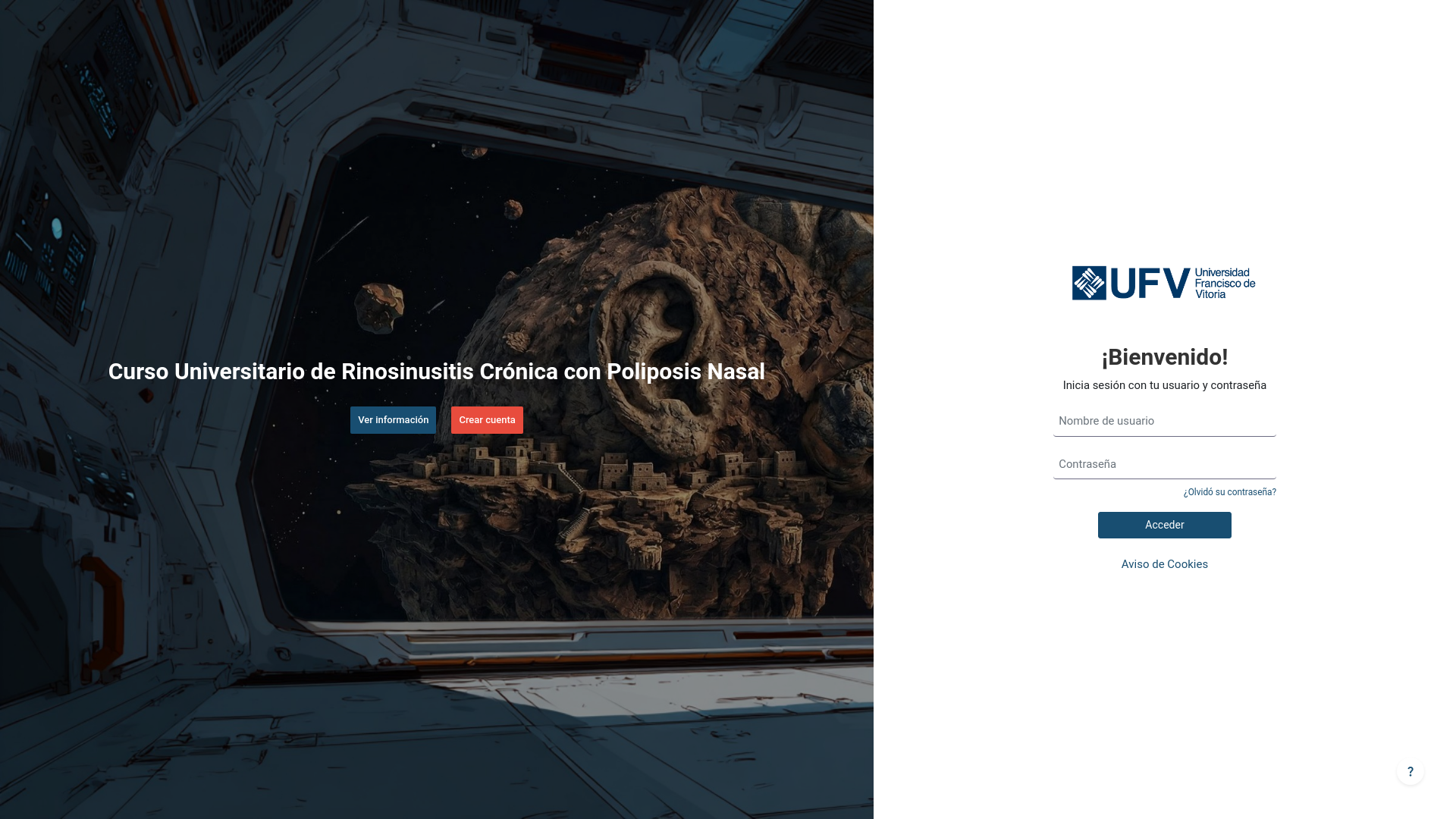 website screenshot of https://cursouniversitariocrswnp.com/