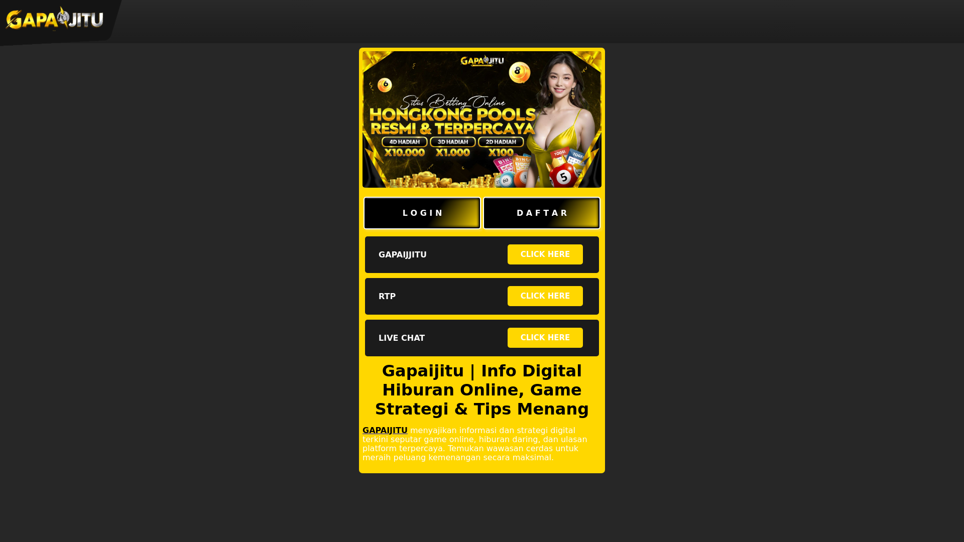 website screenshot of https://gapaijitu.pages.dev/