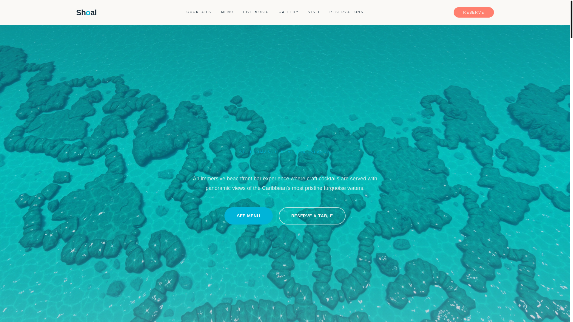 website screenshot of https://shoal-staging.pages.dev/