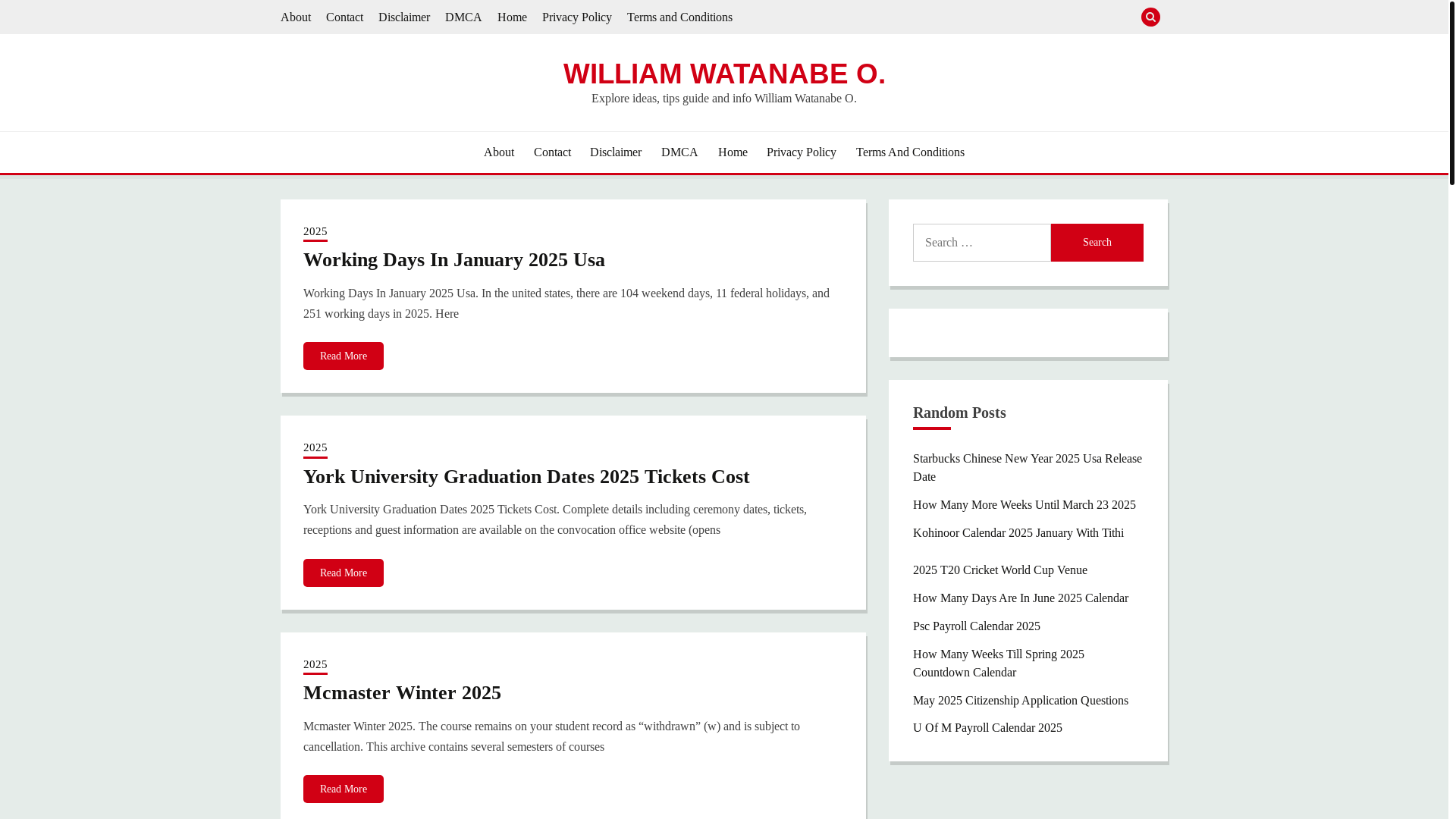website screenshot of https://williamwatanabeo.pages.dev/