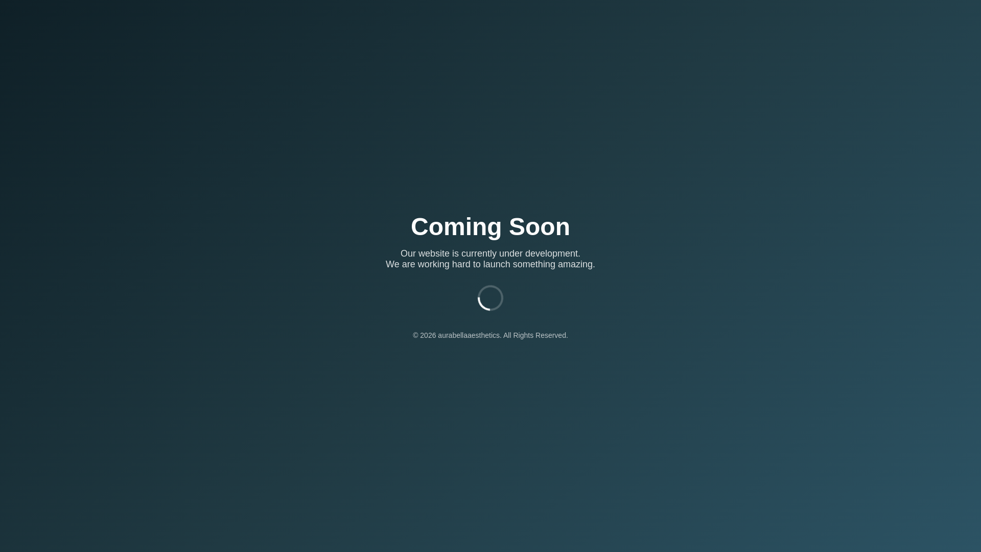 website screenshot of https://aurabellaaesthetics.com/