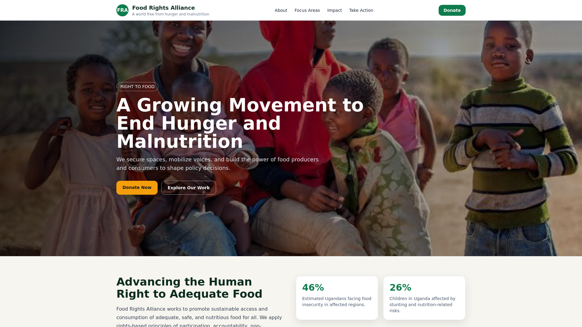 website screenshot of https://fra-uganda-website.pages.dev/