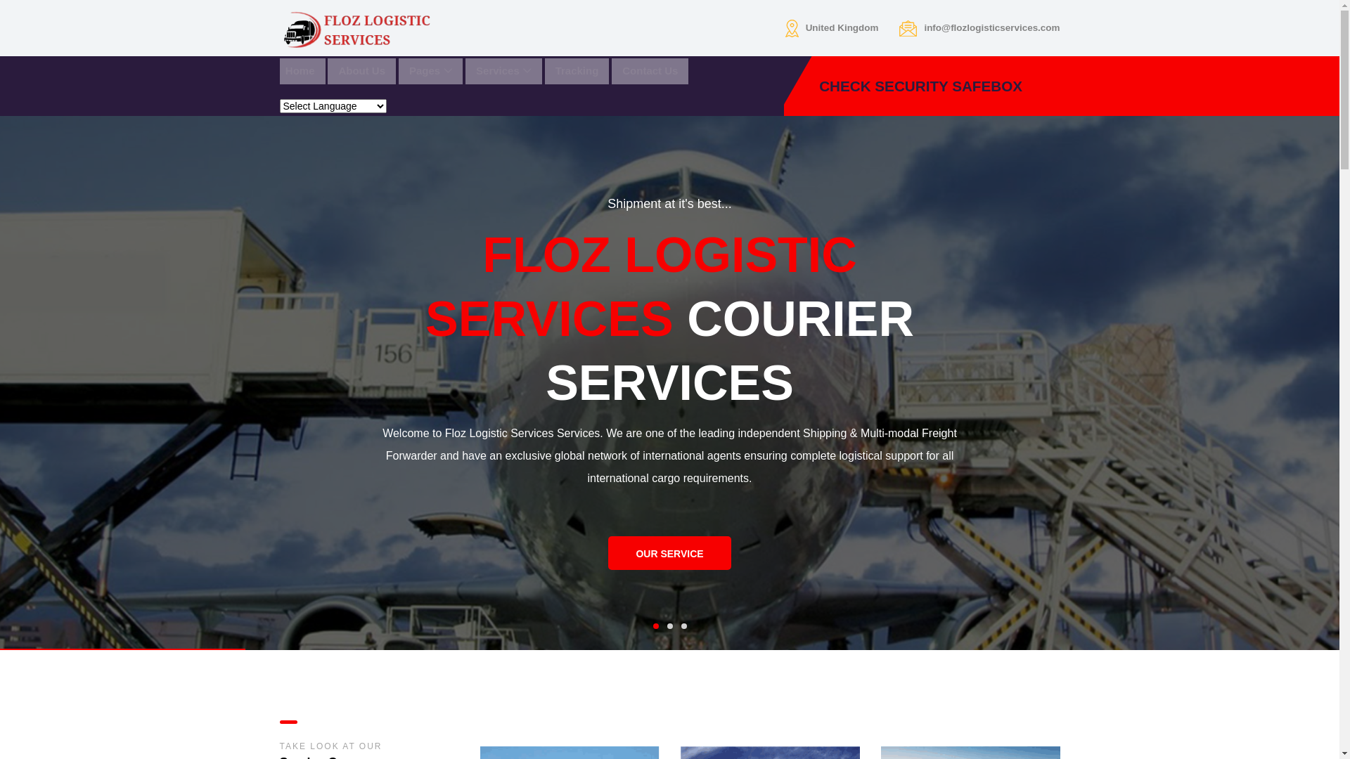 website screenshot of https://fastparcelcargo.com/