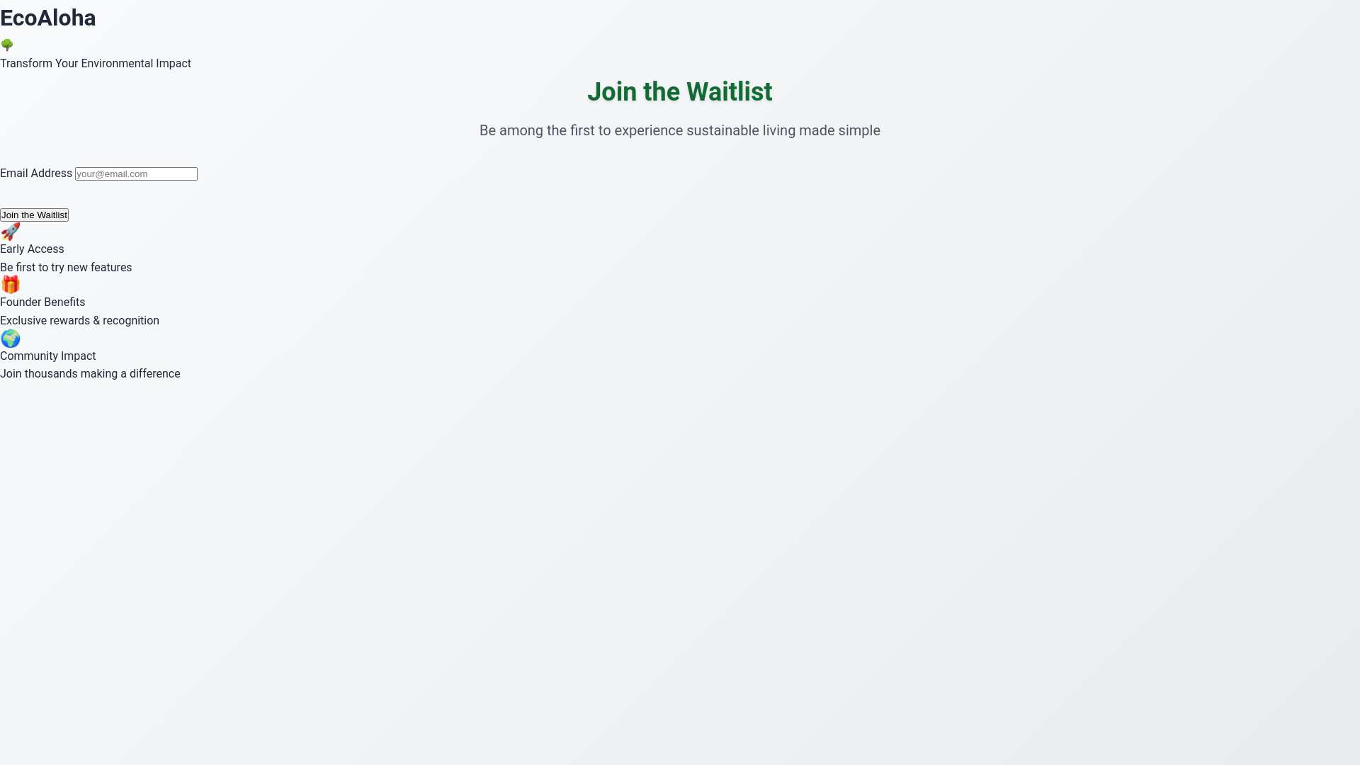 website screenshot of https://ecoaloha-waitlist-production.pages.dev/