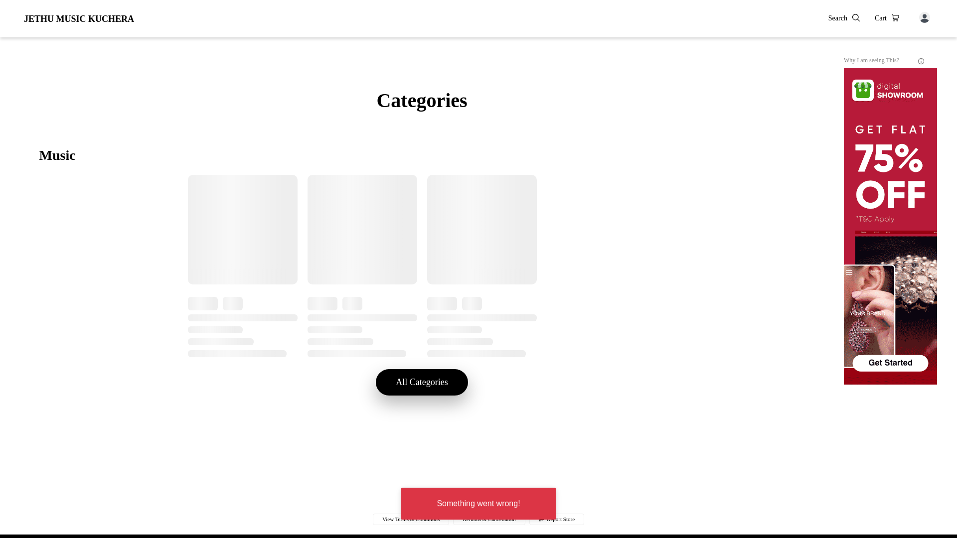 website screenshot of https://jethumusic.com
