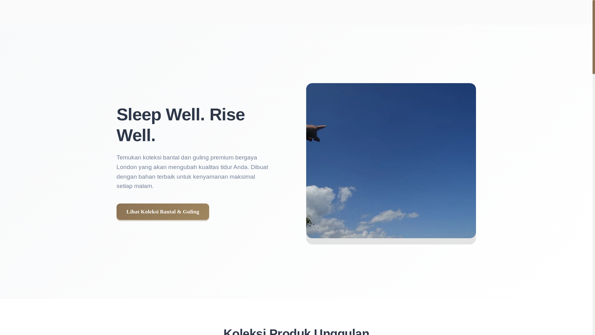 website screenshot of https://bantal-london.pages.dev/