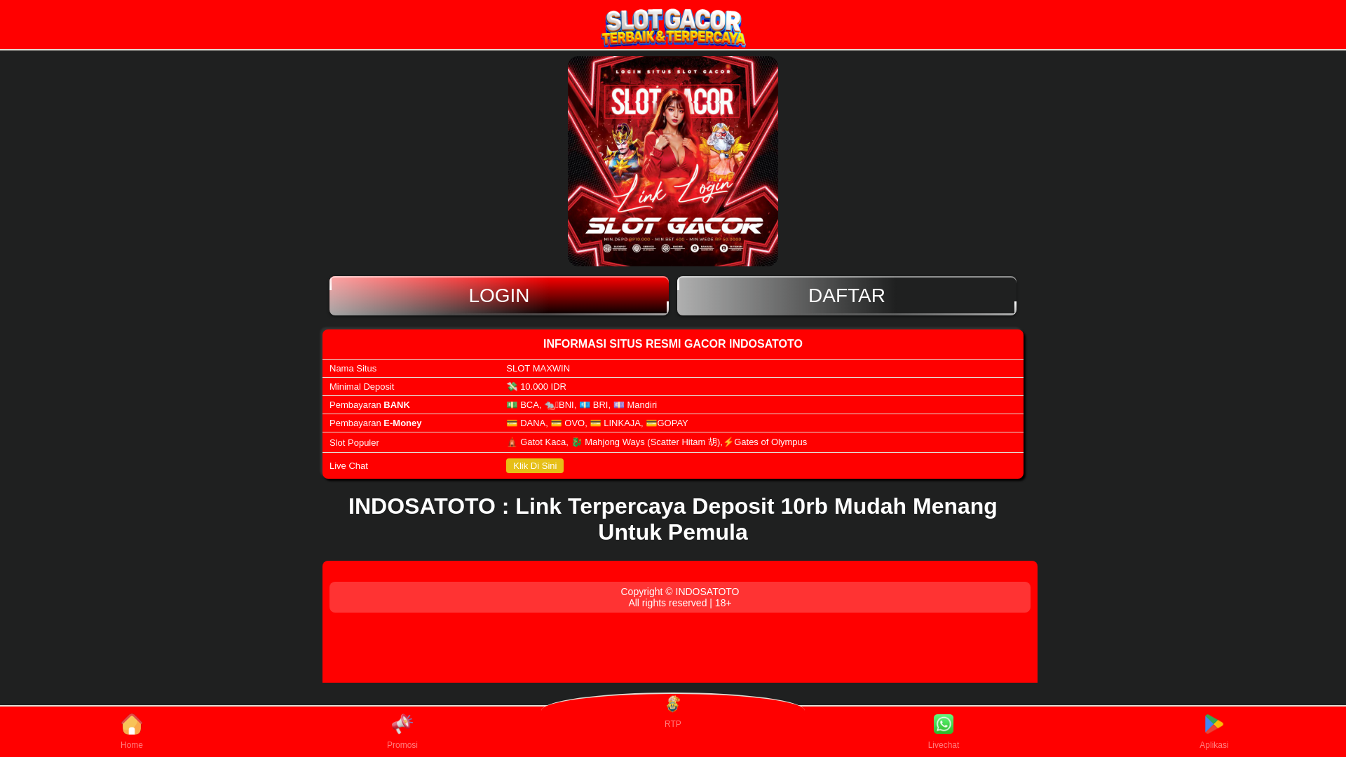 website screenshot of https://semoga-aja-naik-brc.pages.dev/