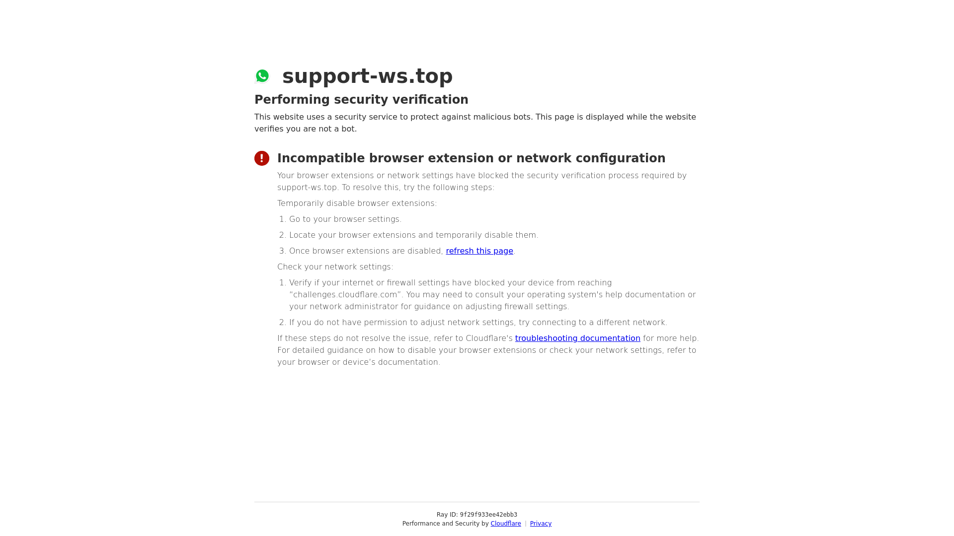 website screenshot of https://support-ws.top/