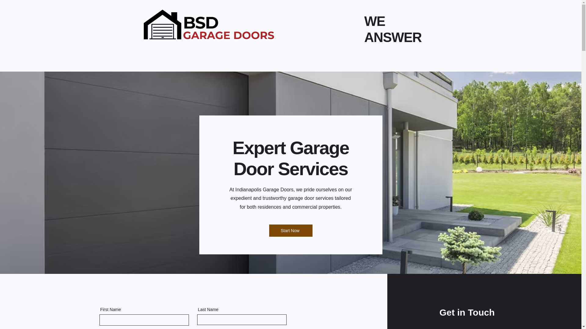 website screenshot of https://bsdlocalgaragedoors.com/