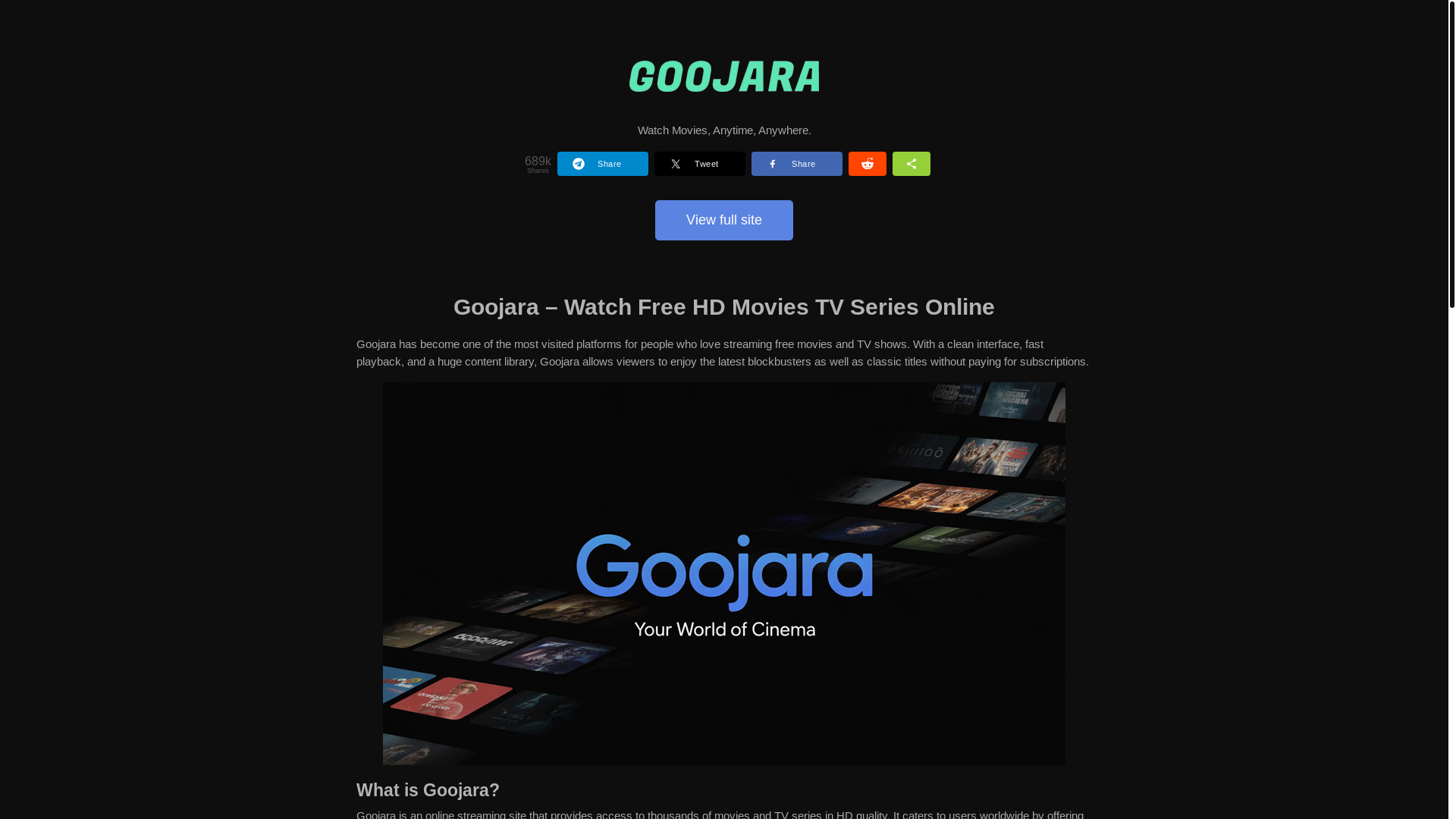 website screenshot of https://goojara-2x9.pages.dev/