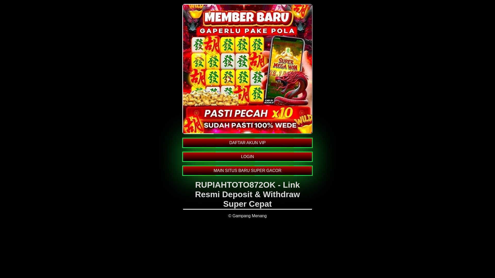 website screenshot of https://rupiahtoto872ok.site