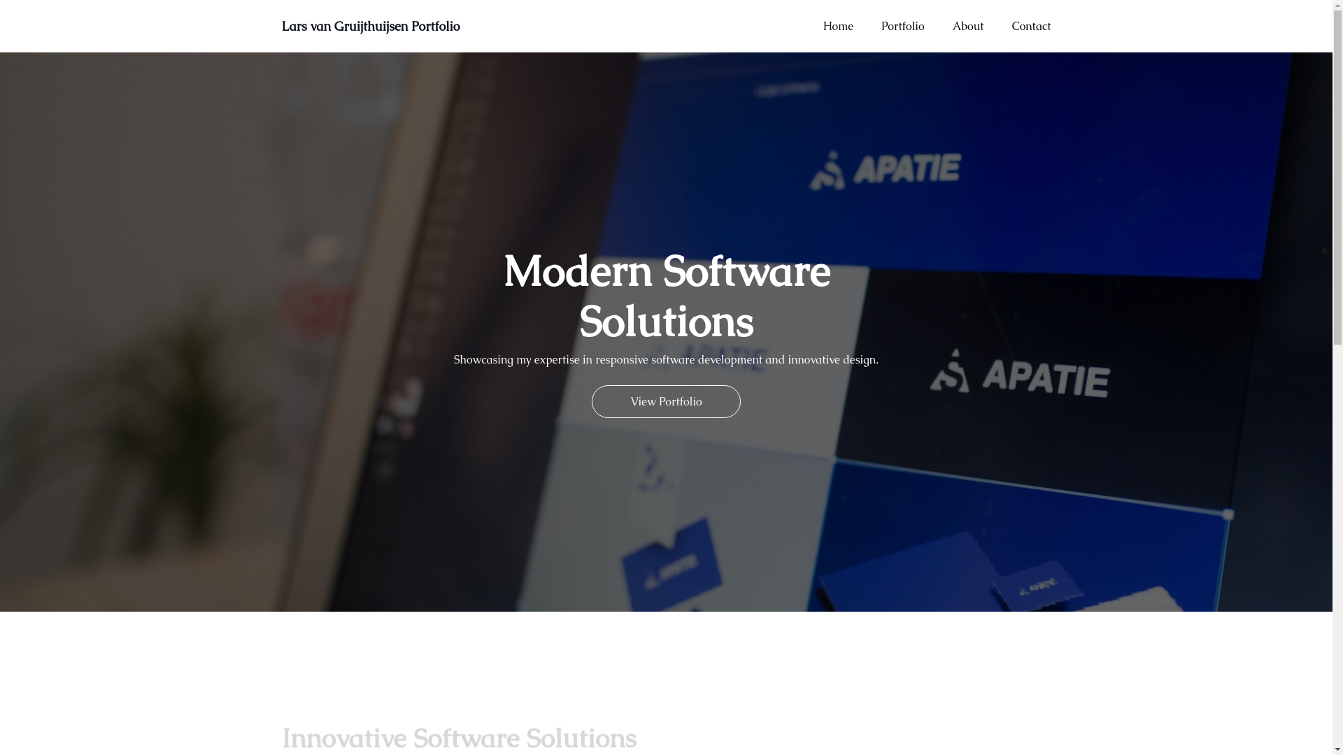 website screenshot of https://larsvangruijthuijsen.nl/