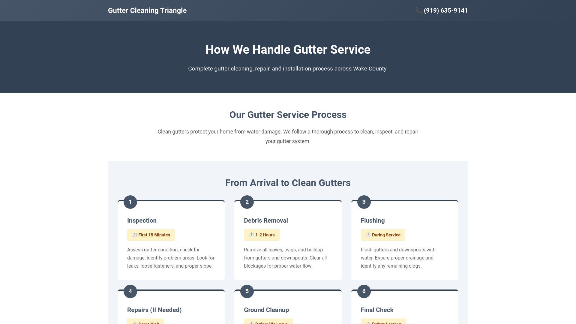 website screenshot of https://wakegutter.pages.dev/