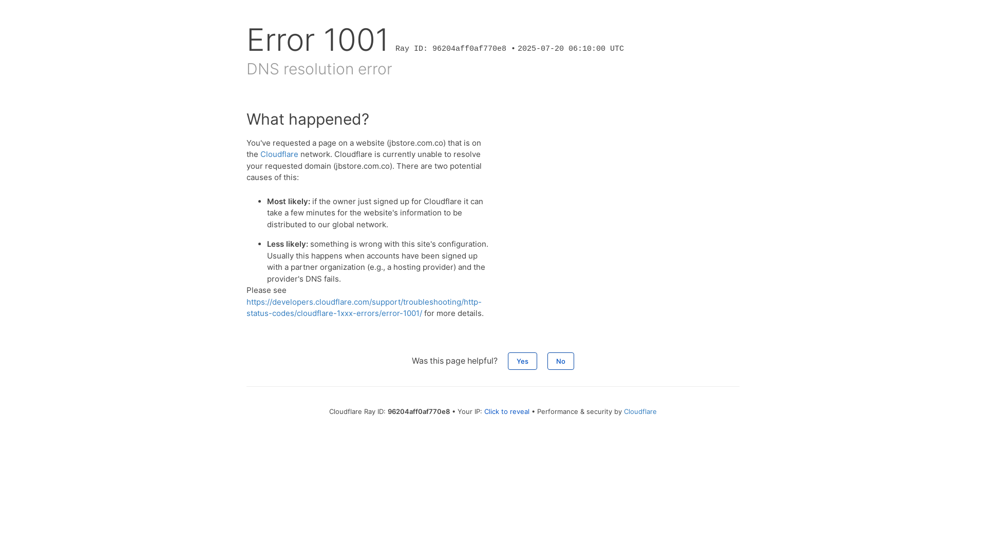 website screenshot of https://jbstore.info/