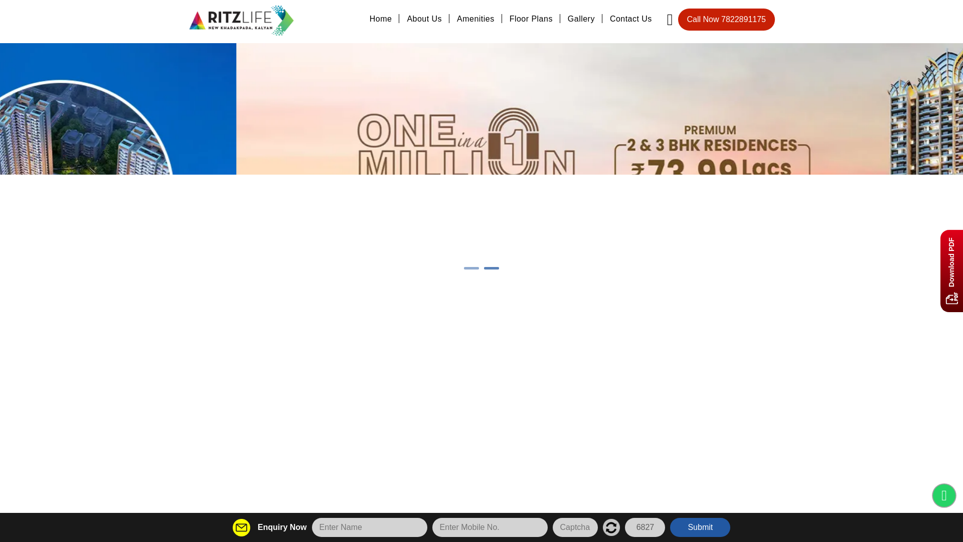 website screenshot of https://vikas-ritz.com/