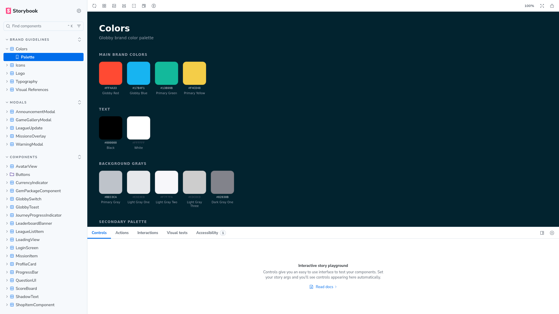 website screenshot of https://globby-storybook-ec9.pages.dev/