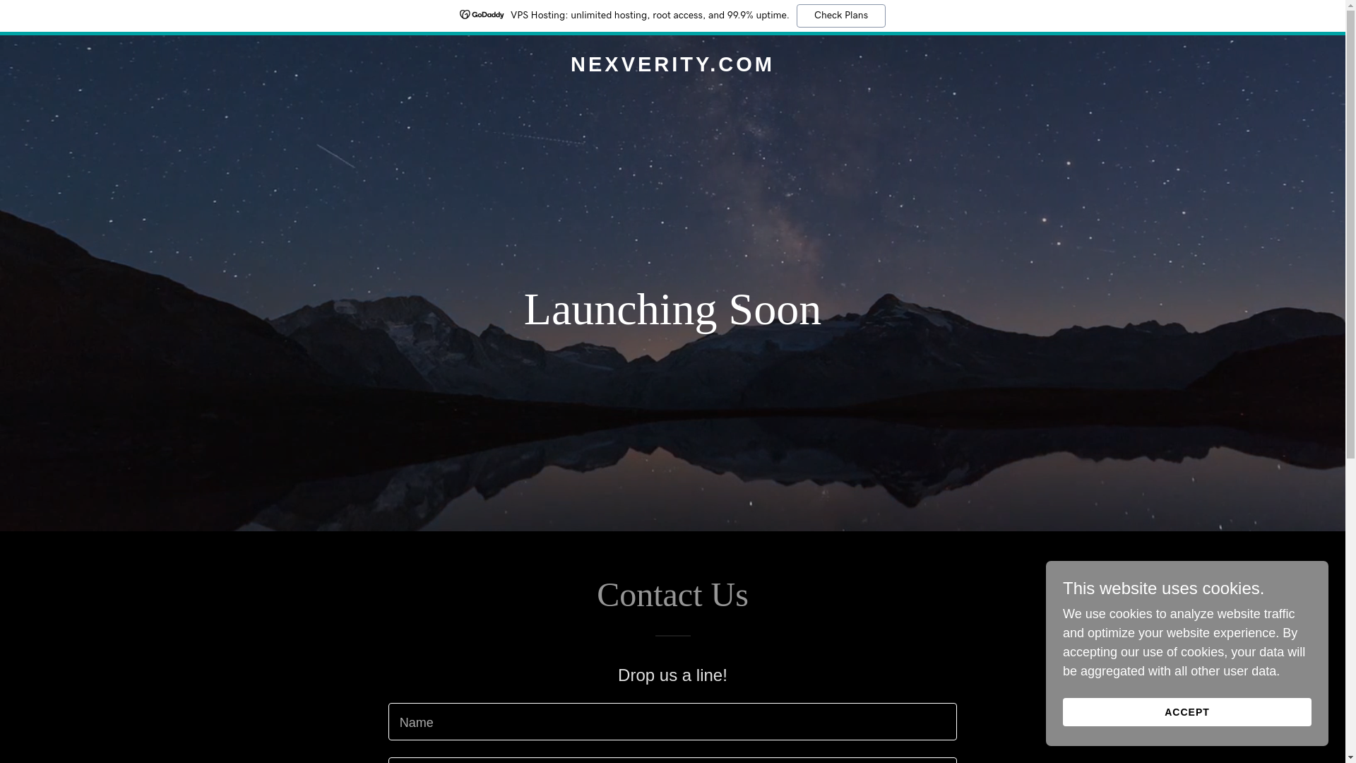 website screenshot of https://nexverity.com/