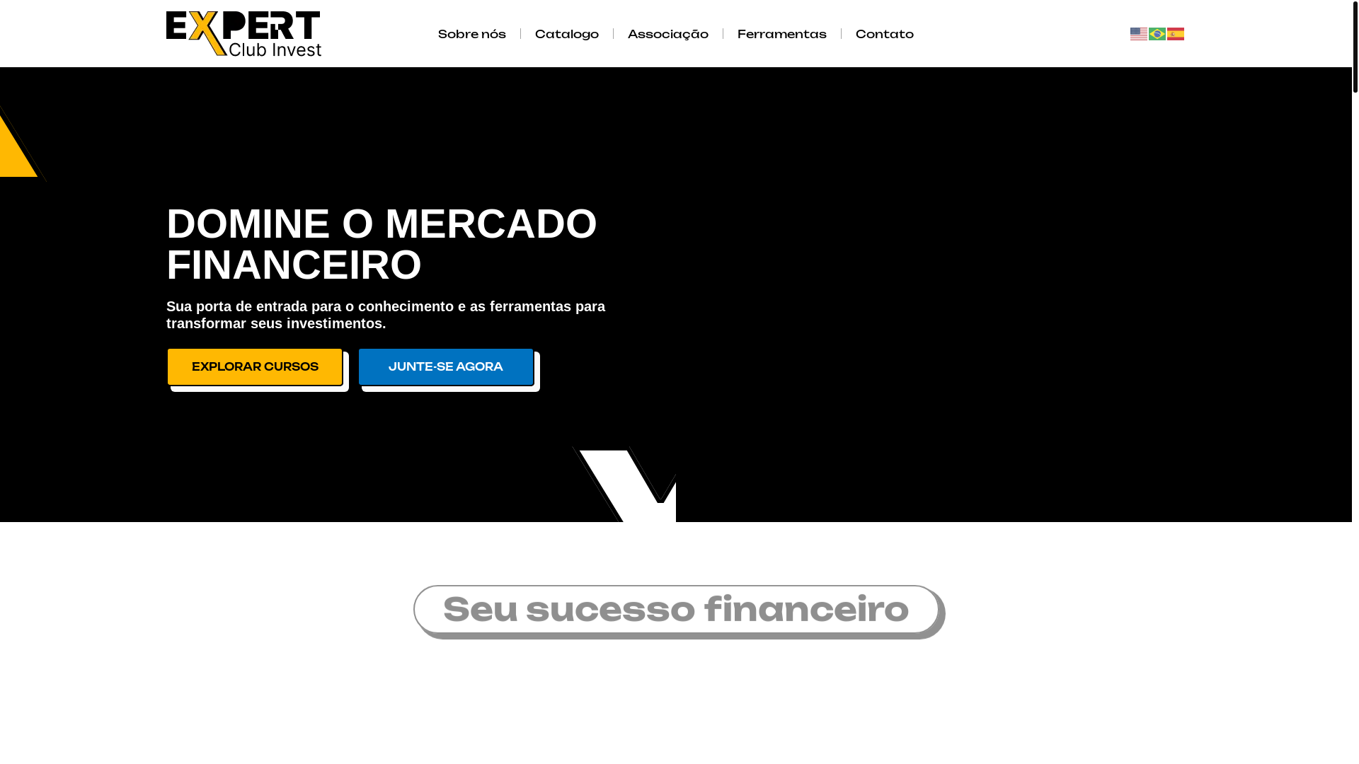website screenshot of https://expertclubinvest.com/