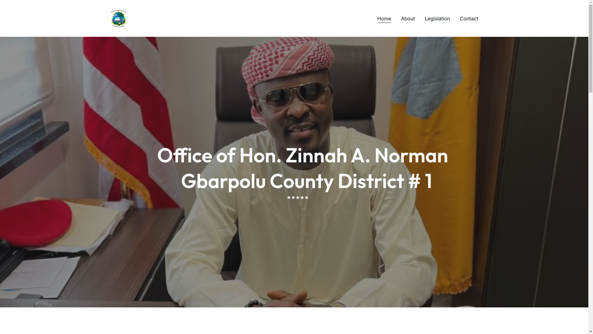 website screenshot of https://zinnahanorman.org/