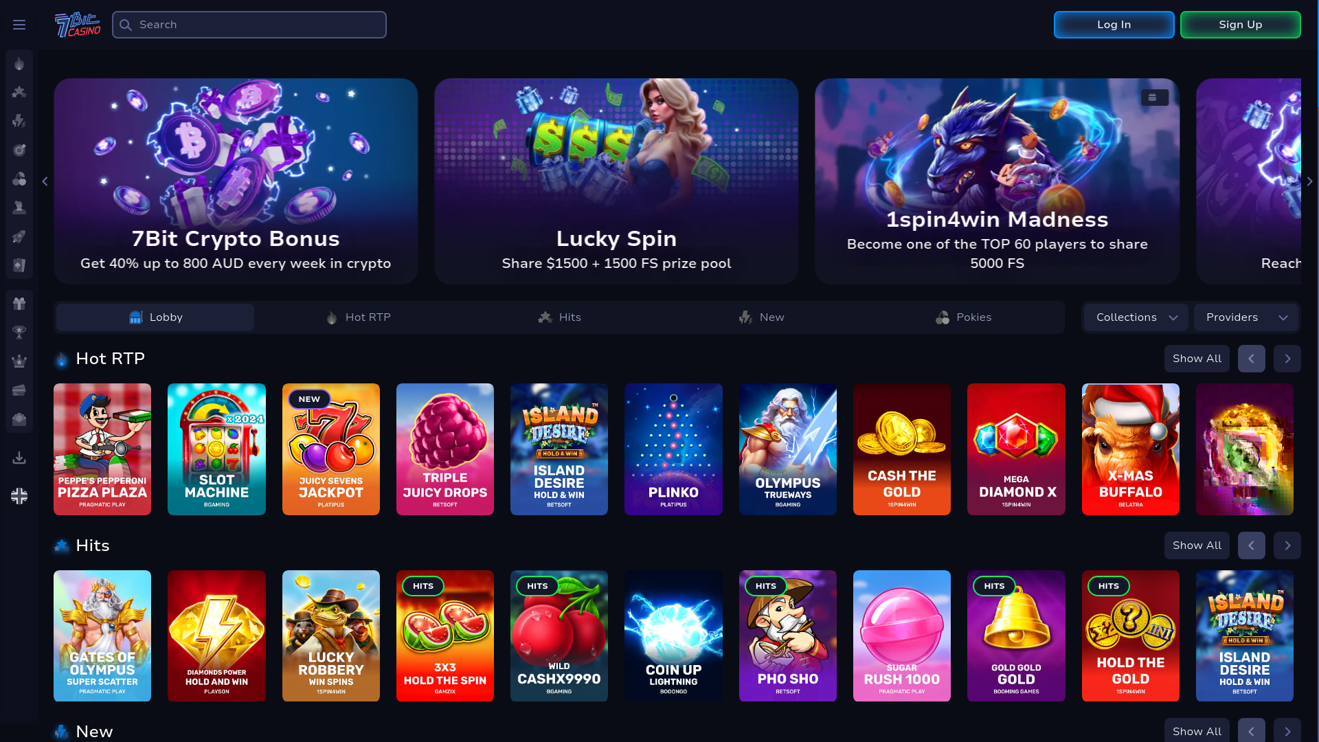website screenshot of https://luckyblocks1.com/