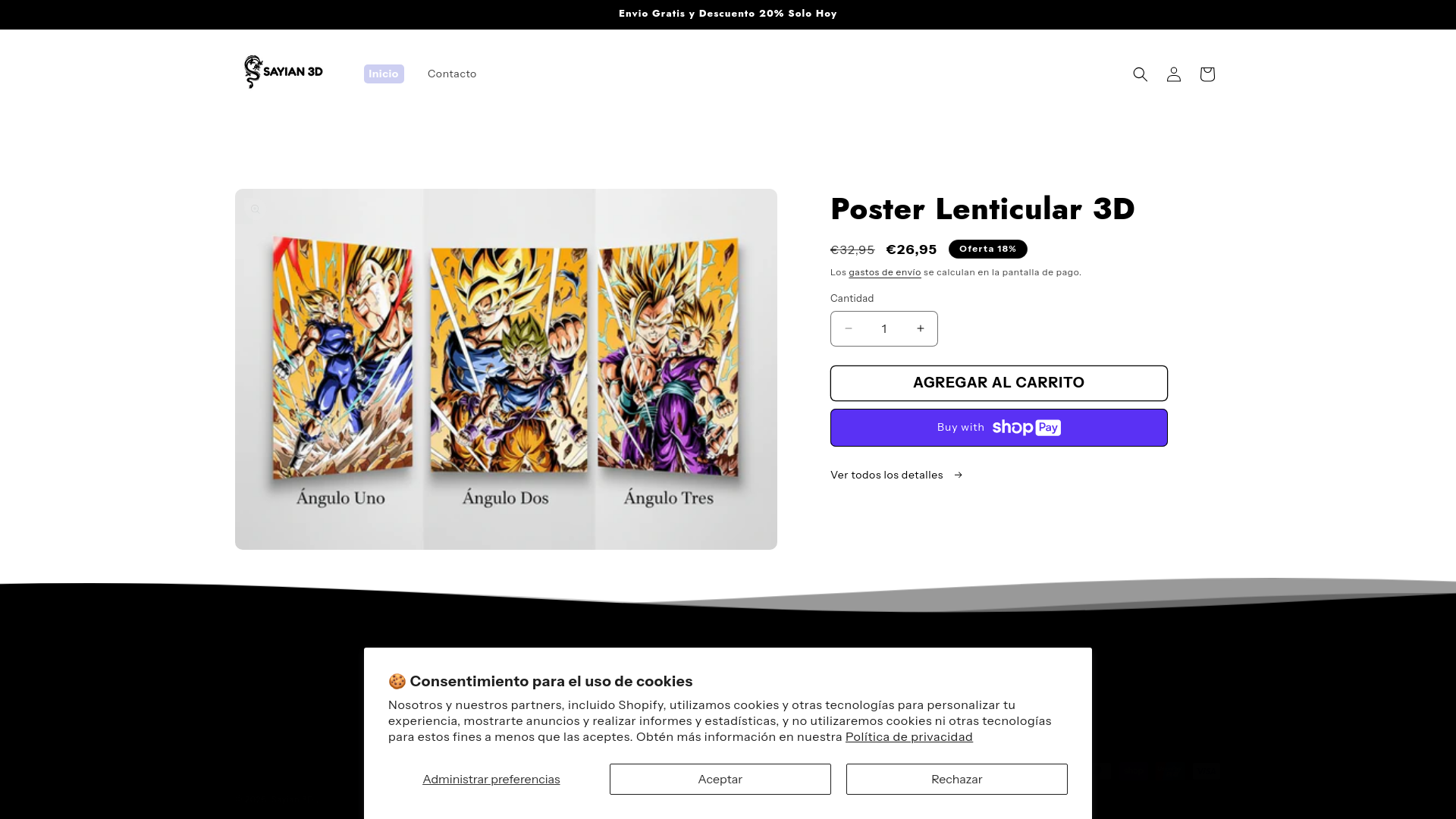website screenshot of https://sayian3d.com/