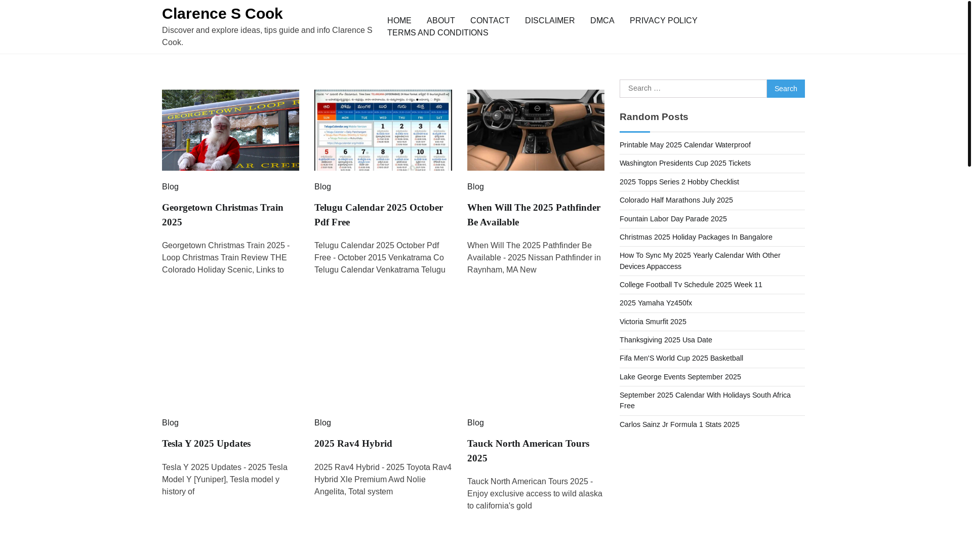 website screenshot of https://clarencescooks.pages.dev/