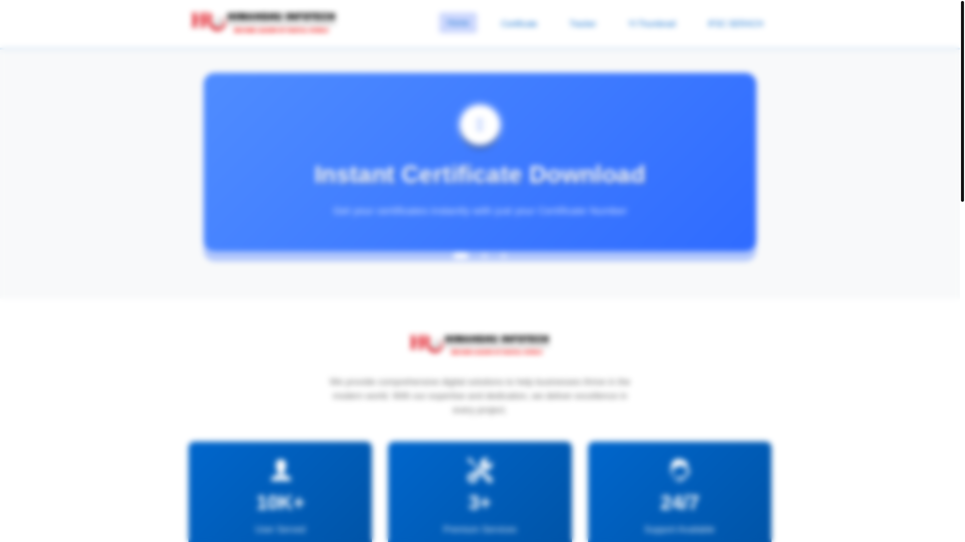 website screenshot of https://himanshuinfo-7ao.pages.dev/