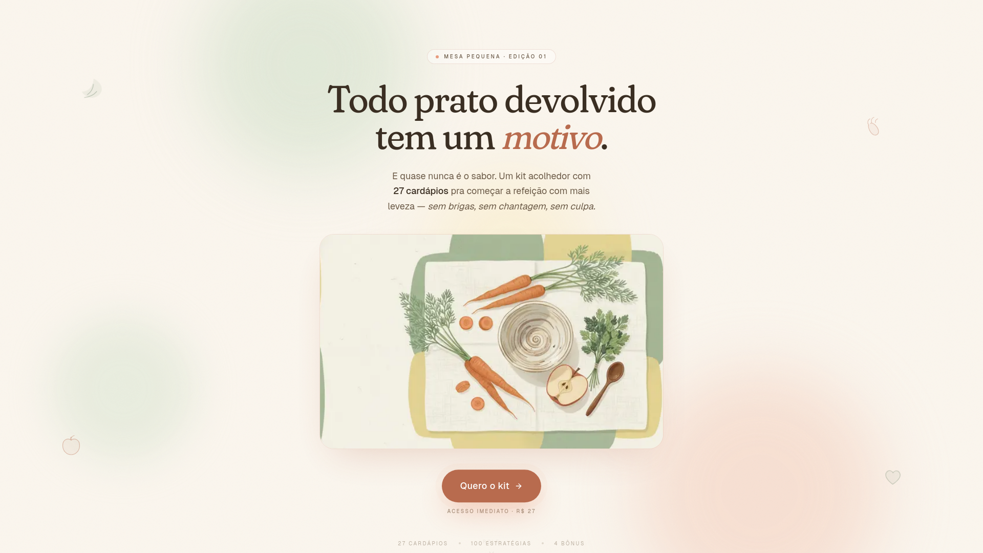 website screenshot of https://cozinha-leve.com/