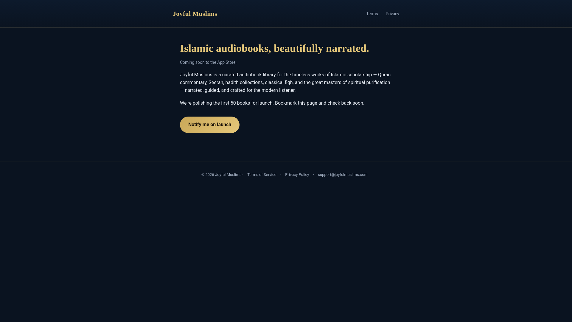 website screenshot of https://joyful-muslims-website.pages.dev/