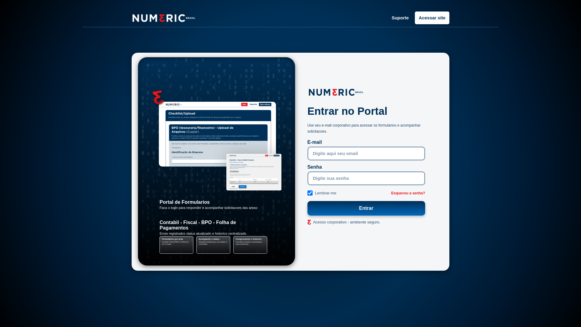 website screenshot of https://checklist-numericbrasil.com/